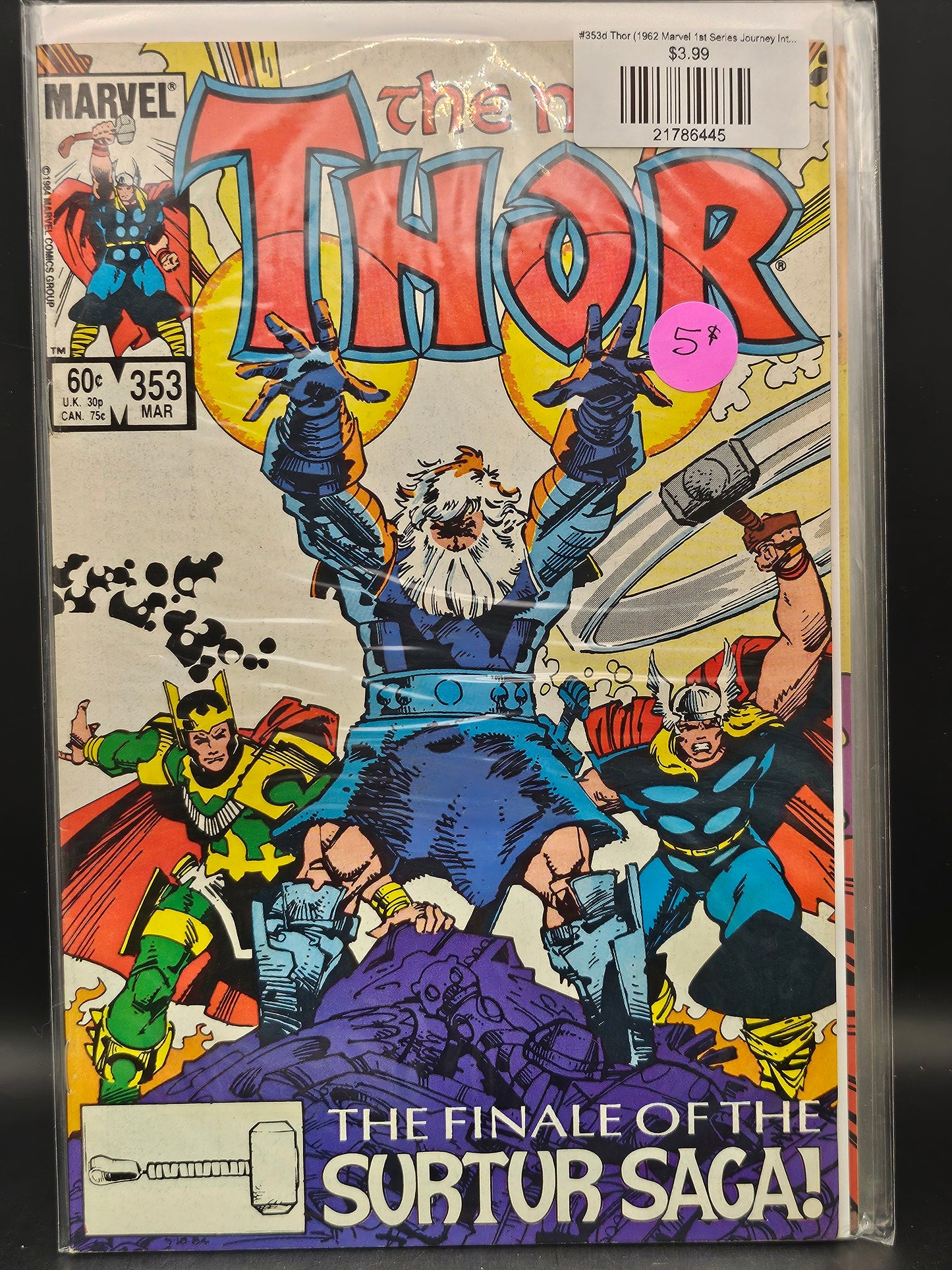 #353d Thor (1962 Marvel 1st Series Journey Into Mystery)