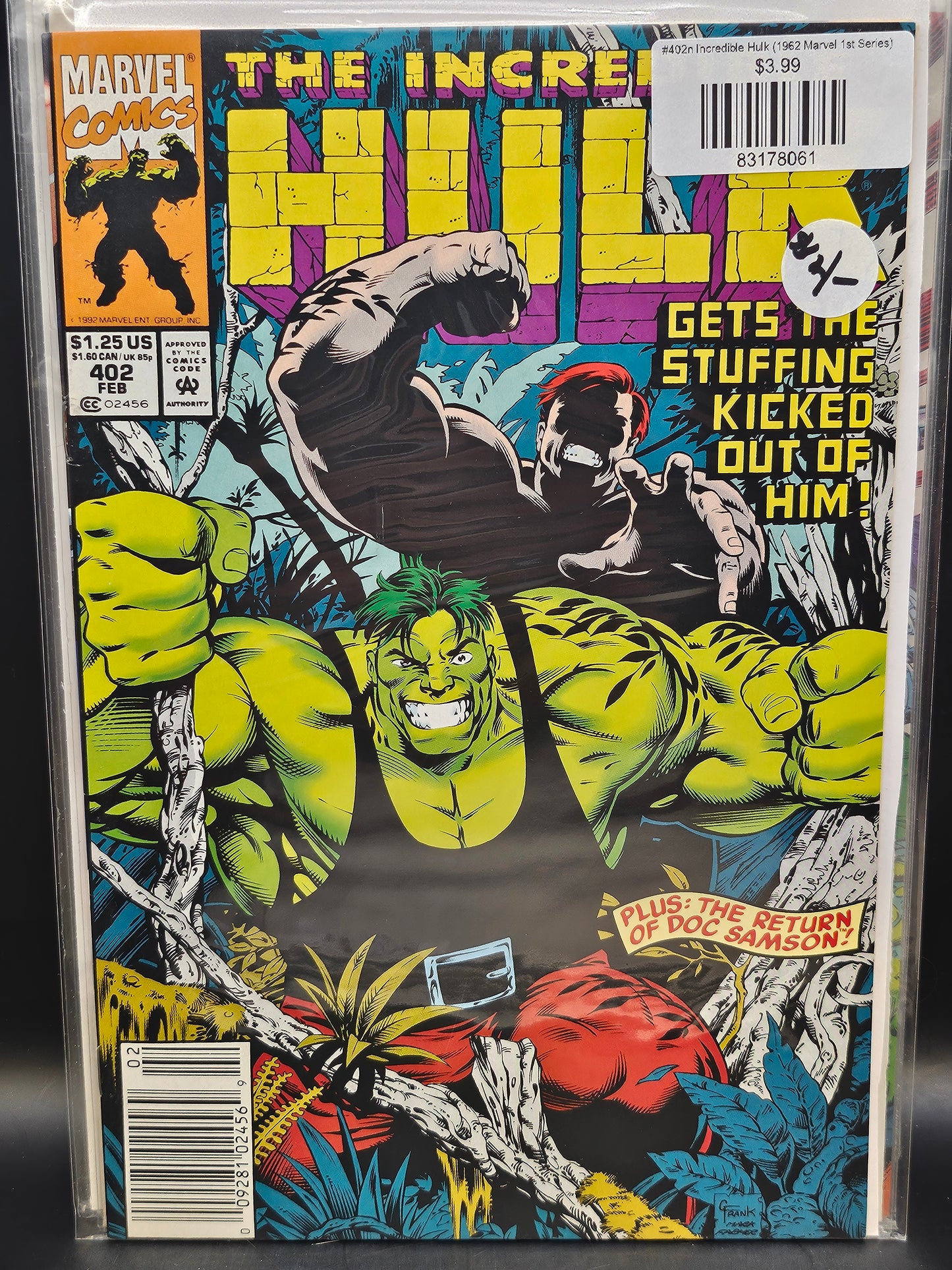 #402n Incredible Hulk (1962 Marvel 1st Series)