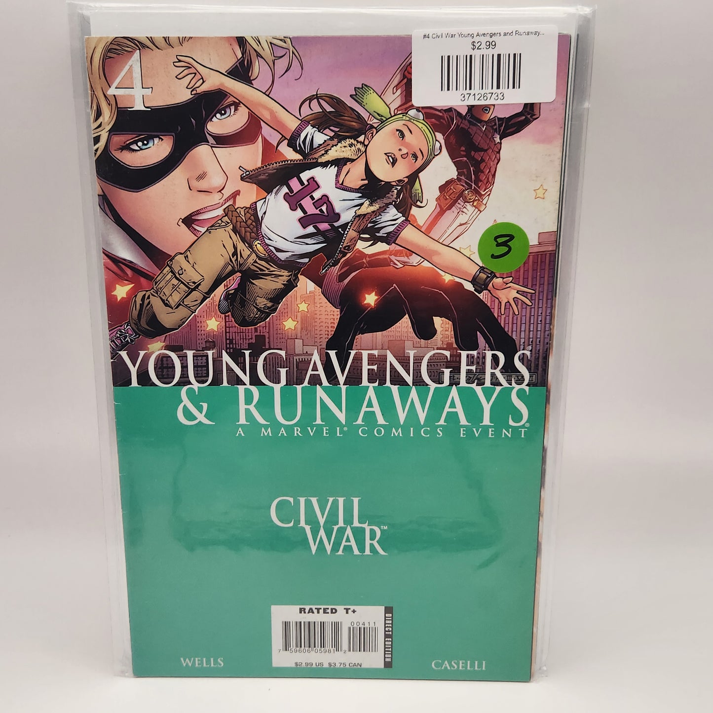 #4 Civil War Young Avengers and Runaways (2006)
