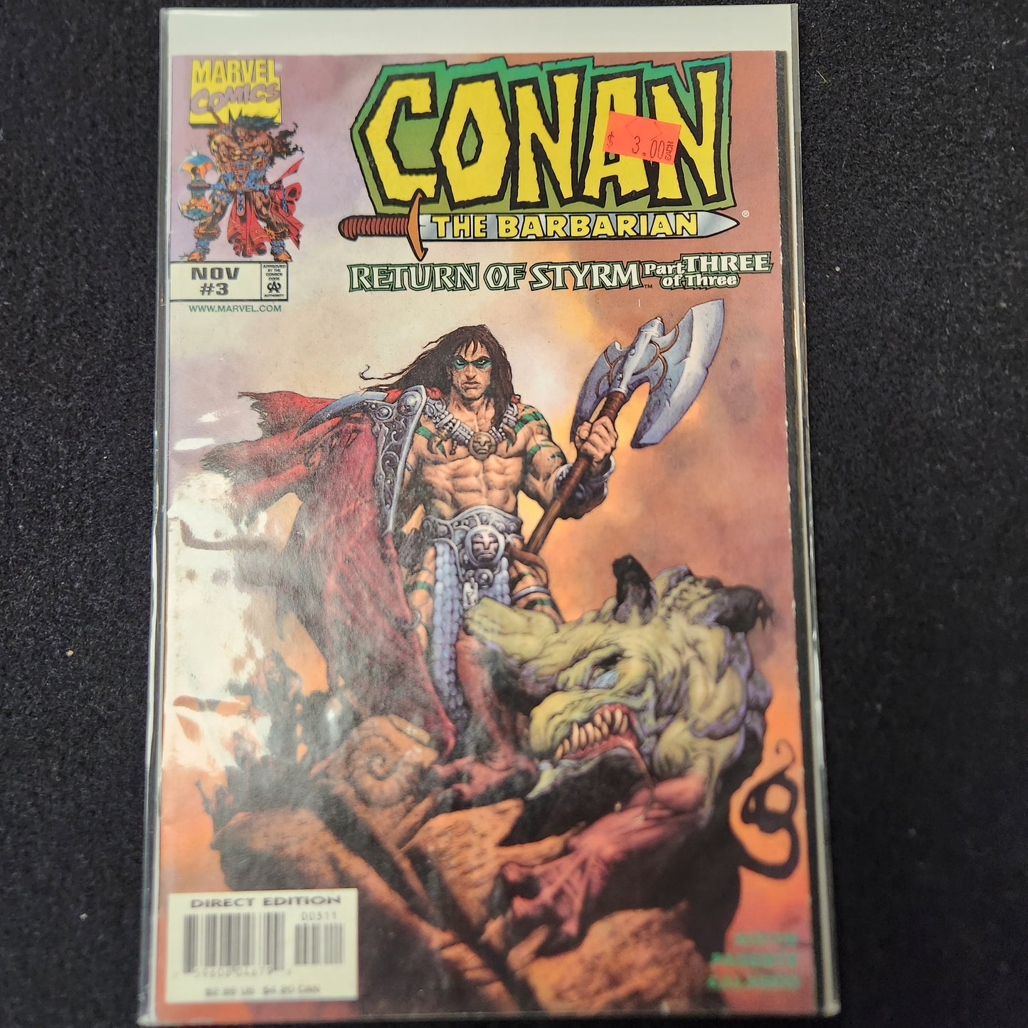 Conan: Return of Styrm – Marvel Comics – 1998 – Volume 1 – Limited Series – #3 of 3