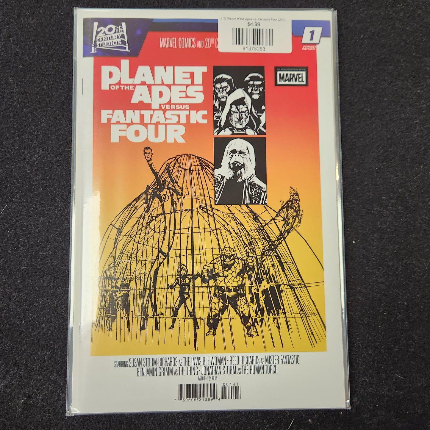 #1D Planet of the Apes vs. Fantastic Four (2026 Marvel)