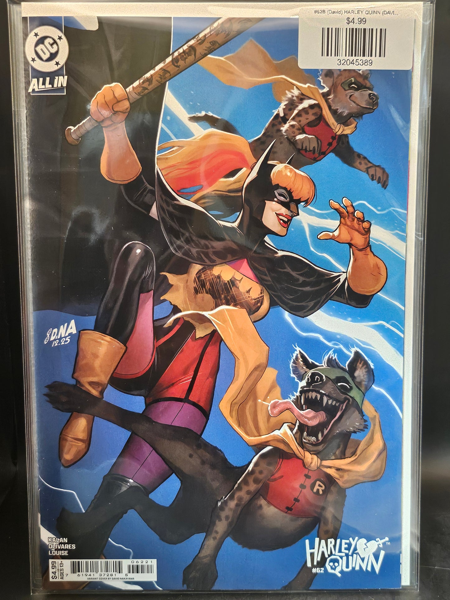 #62B (David) HARLEY QUINN (DAVID NAKAYAMA CARD STOCK VAR)