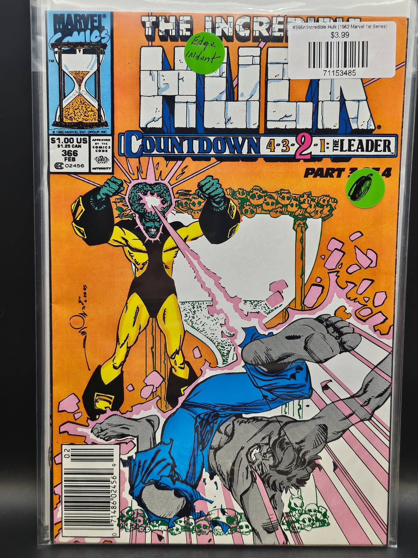 #366n Incredible Hulk (1962 Marvel 1st Series)