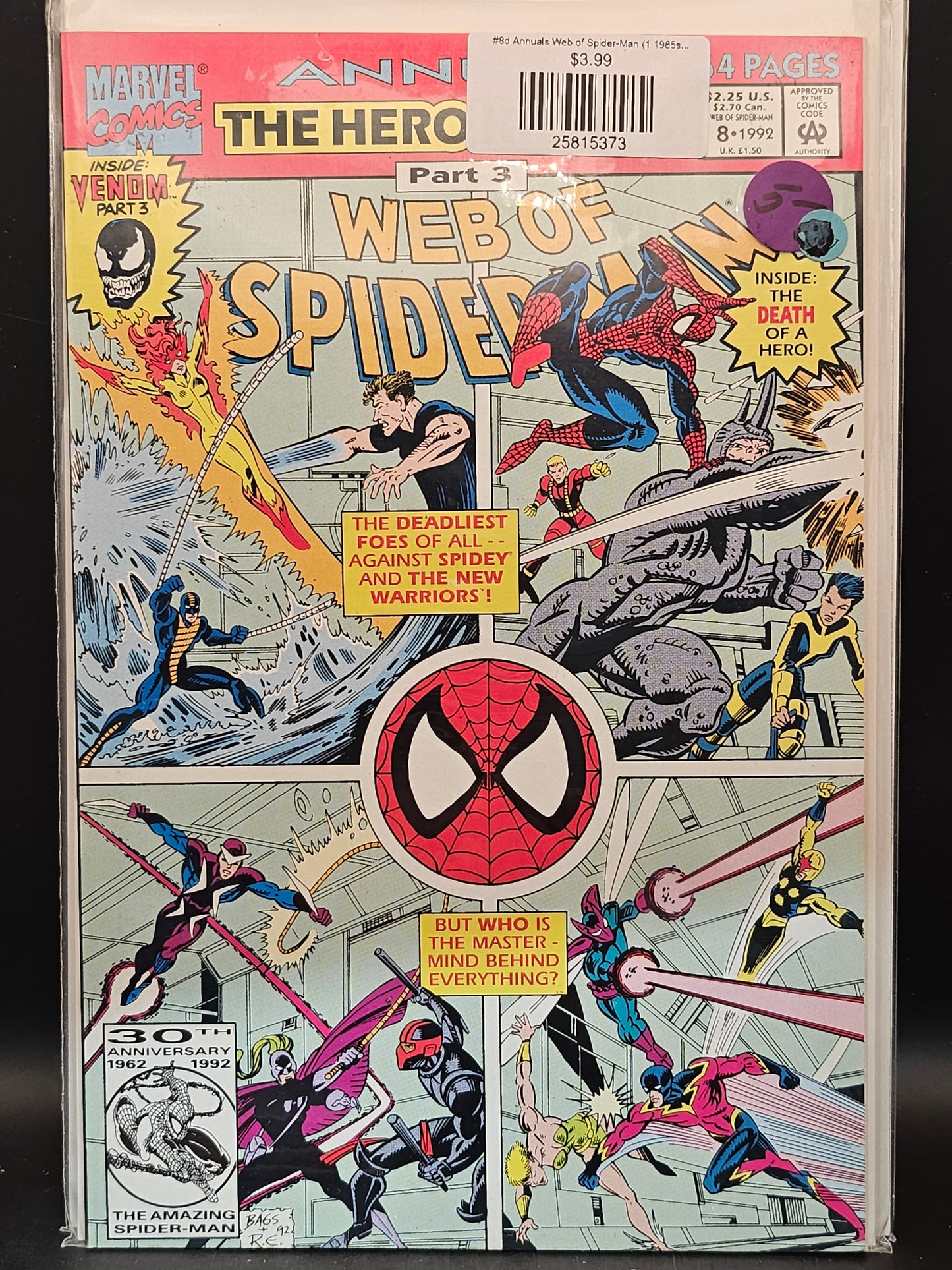 #8d Annuals Web of Spider-Man (1985 1st Series)