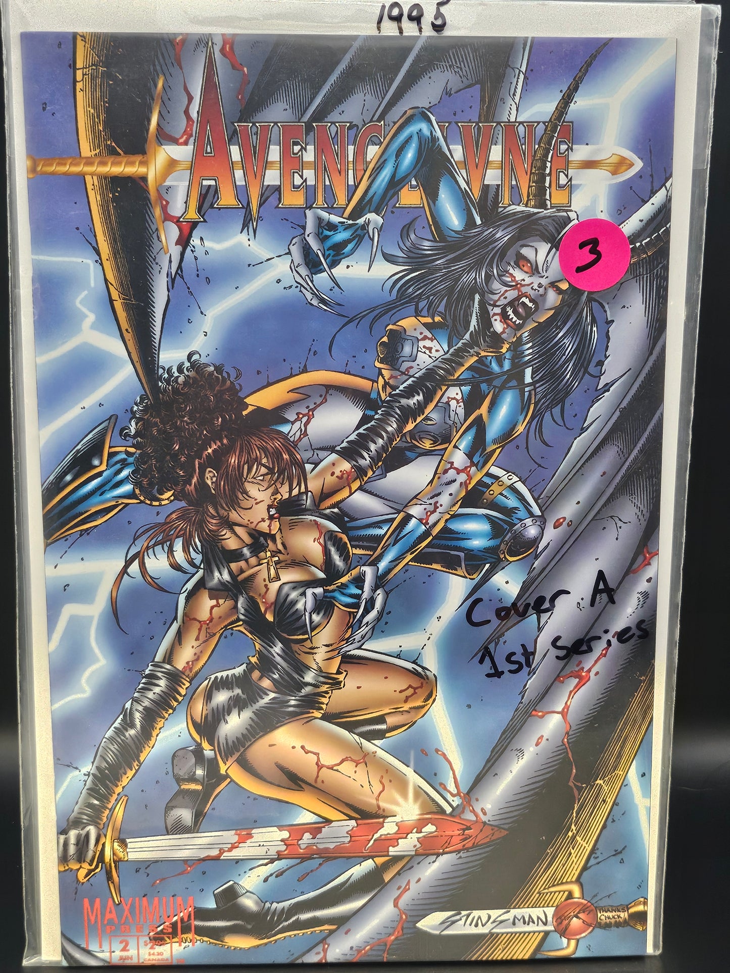 #2 Cover A - Avengelyne (1995 Maximum 1st Series)
