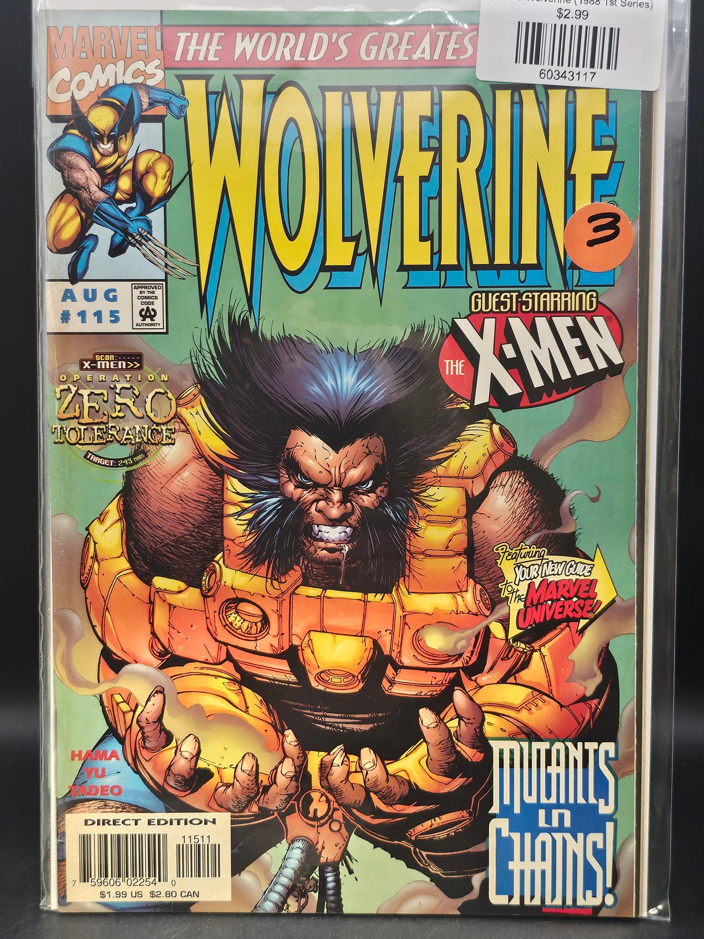 #115d Wolverine (1988 1st Series)