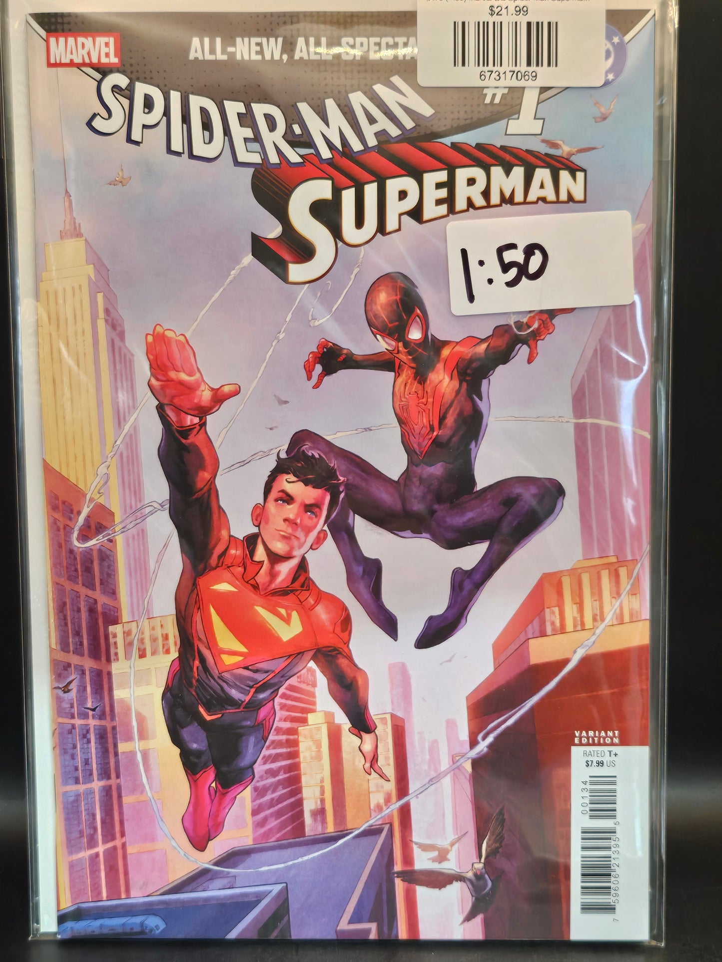 #1RI (1:50) Marvel DC Spider-Man Superman (2026 Marvel)
