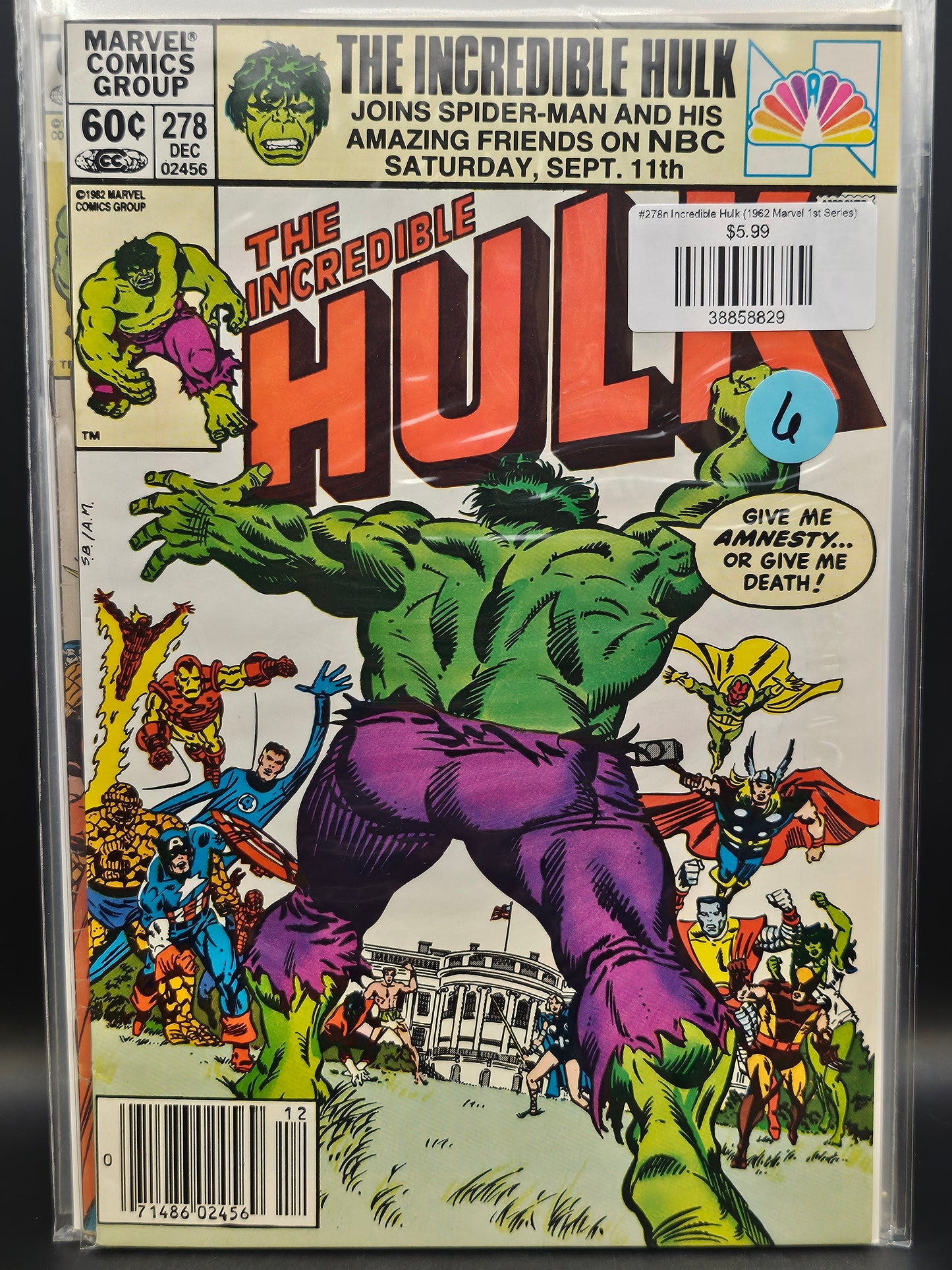 #278n Incredible Hulk (1962 Marvel 1st Series)