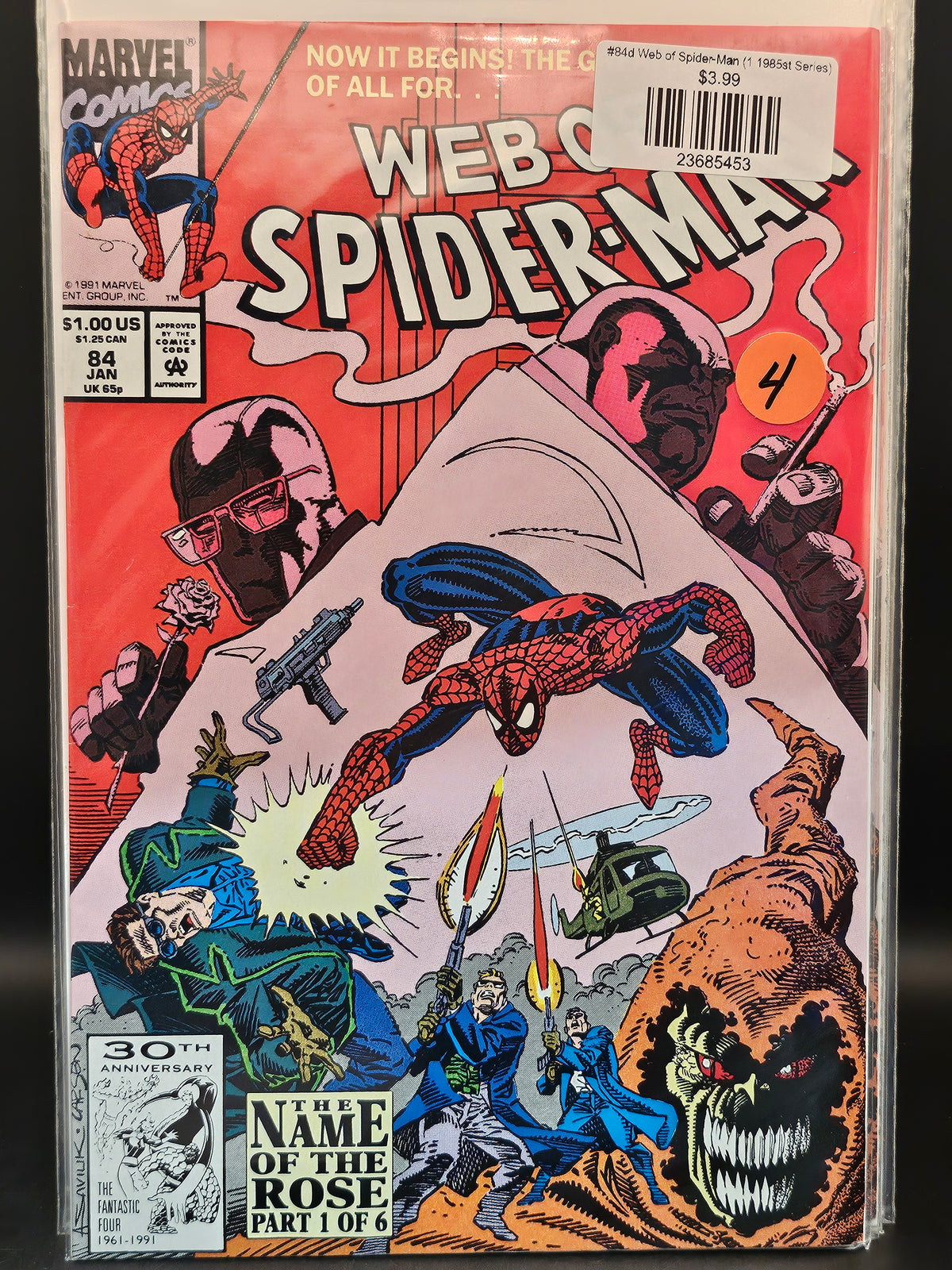 #84d Web of Spider-Man (1985 1st Series)