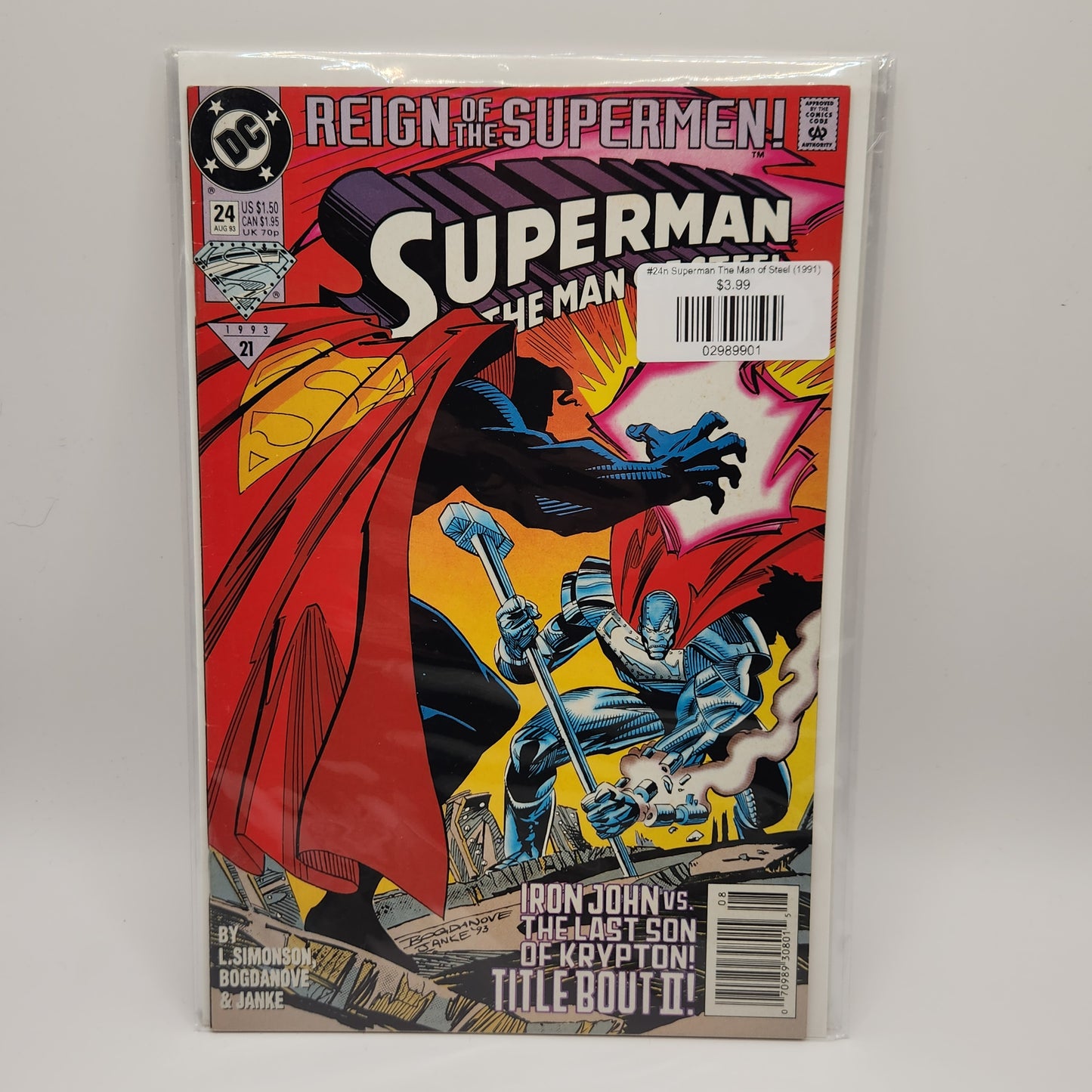 #24n Superman The Man of Steel (1991)