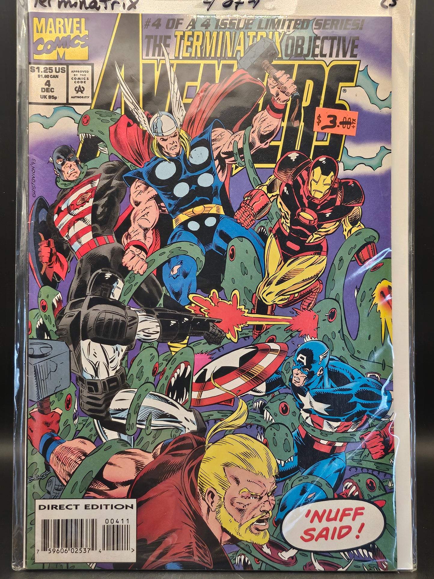 #1-4 Avengers The Terminatrix Objective (1993)