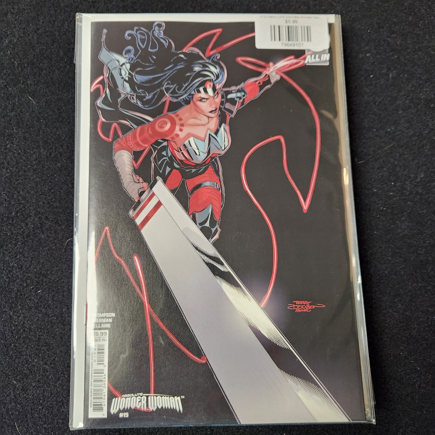 #19D ABSOLUTE WONDER WOMAN (Terry Dodson Card Stock Var)