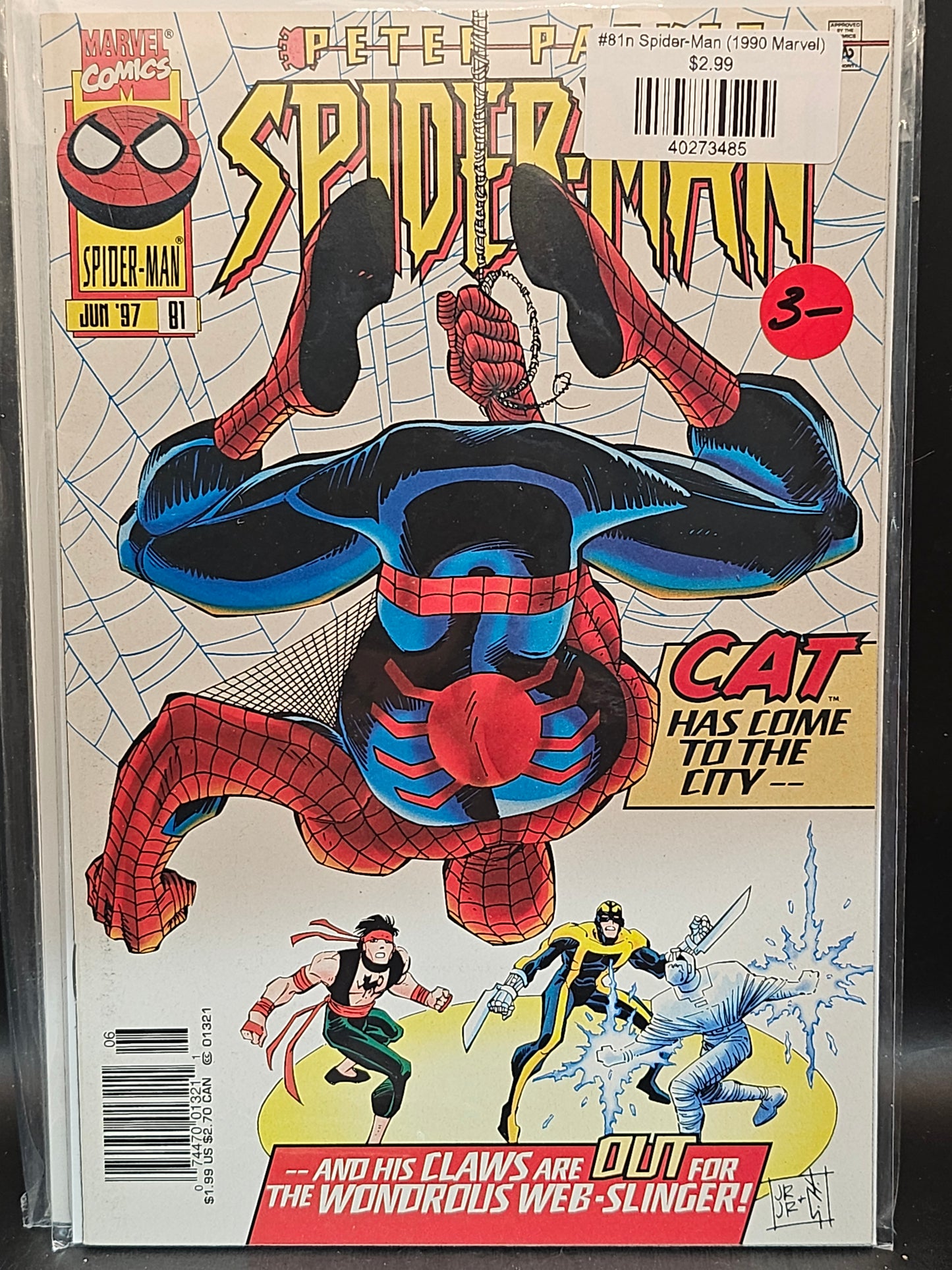 #81n Spider-Man (1990 Marvel)