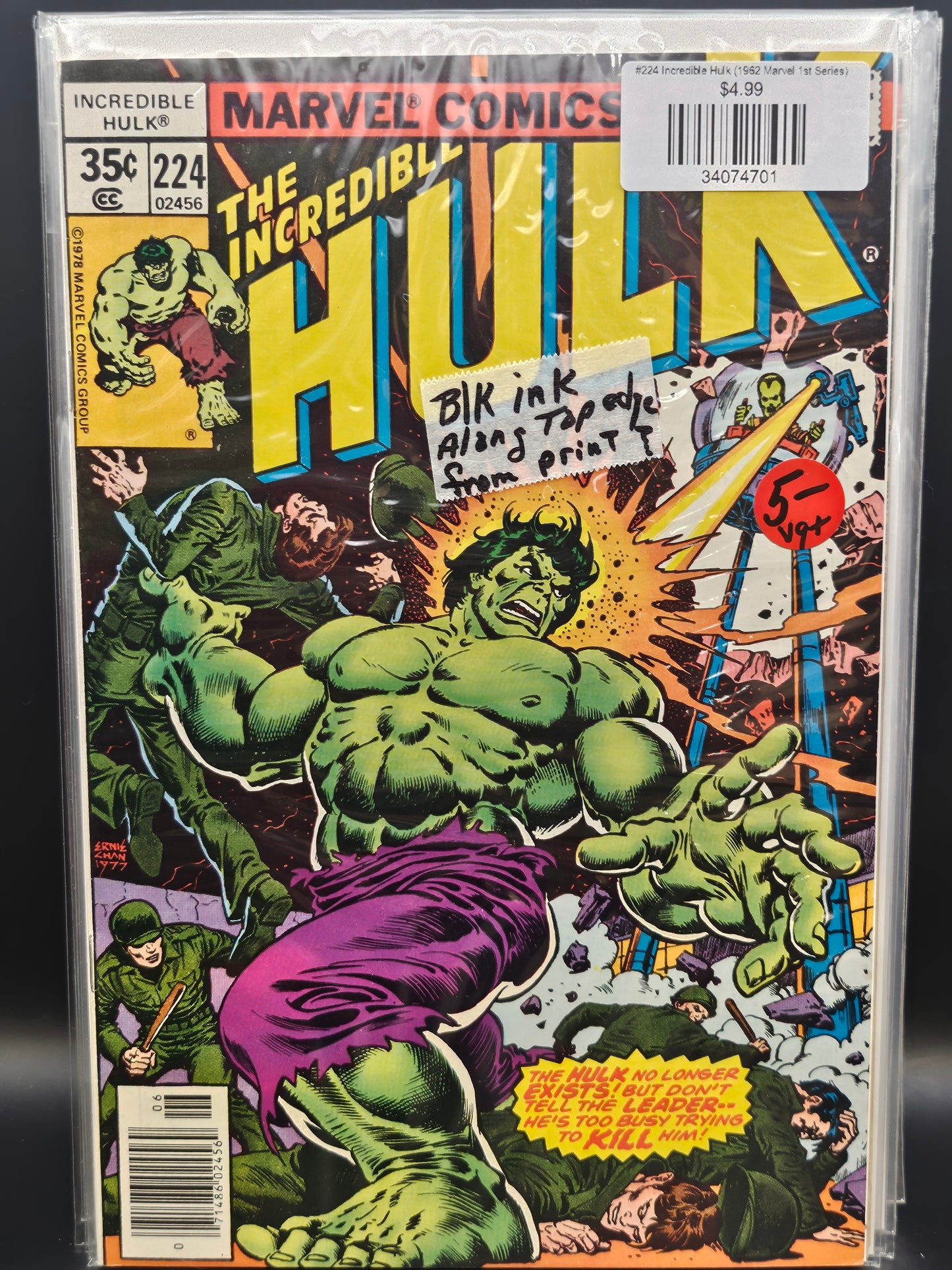 #224 Incredible Hulk (1962 Marvel 1st Series)