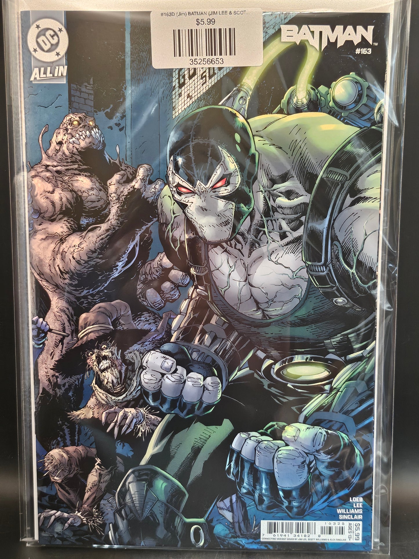 #163D (Jim) BATMAN (JIM LEE & SCOTT WILLIAMS BATMAN CONNECTING RIGHT CARD STOCK VAR)