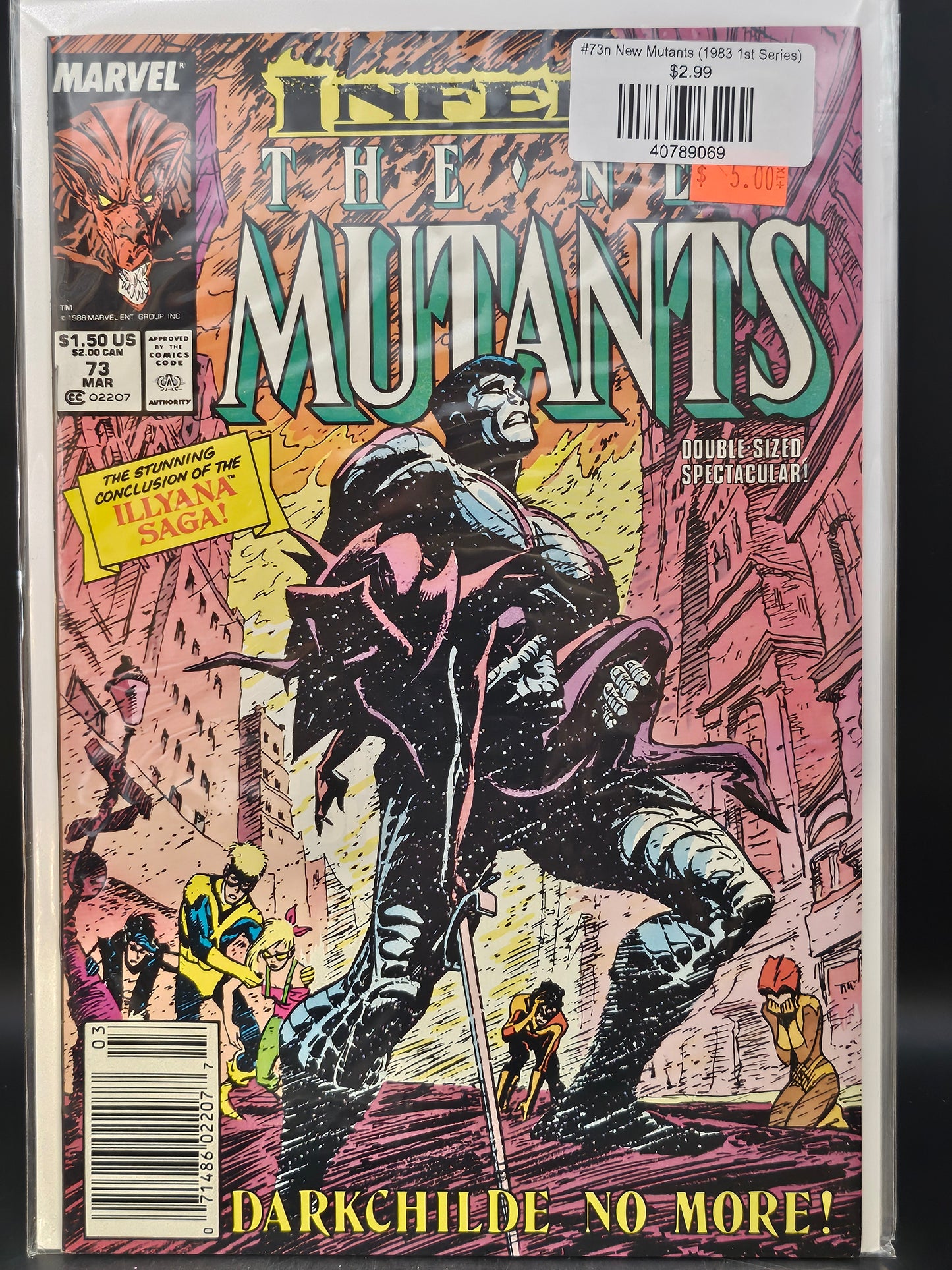 #73n New Mutants (1983 1st Series)