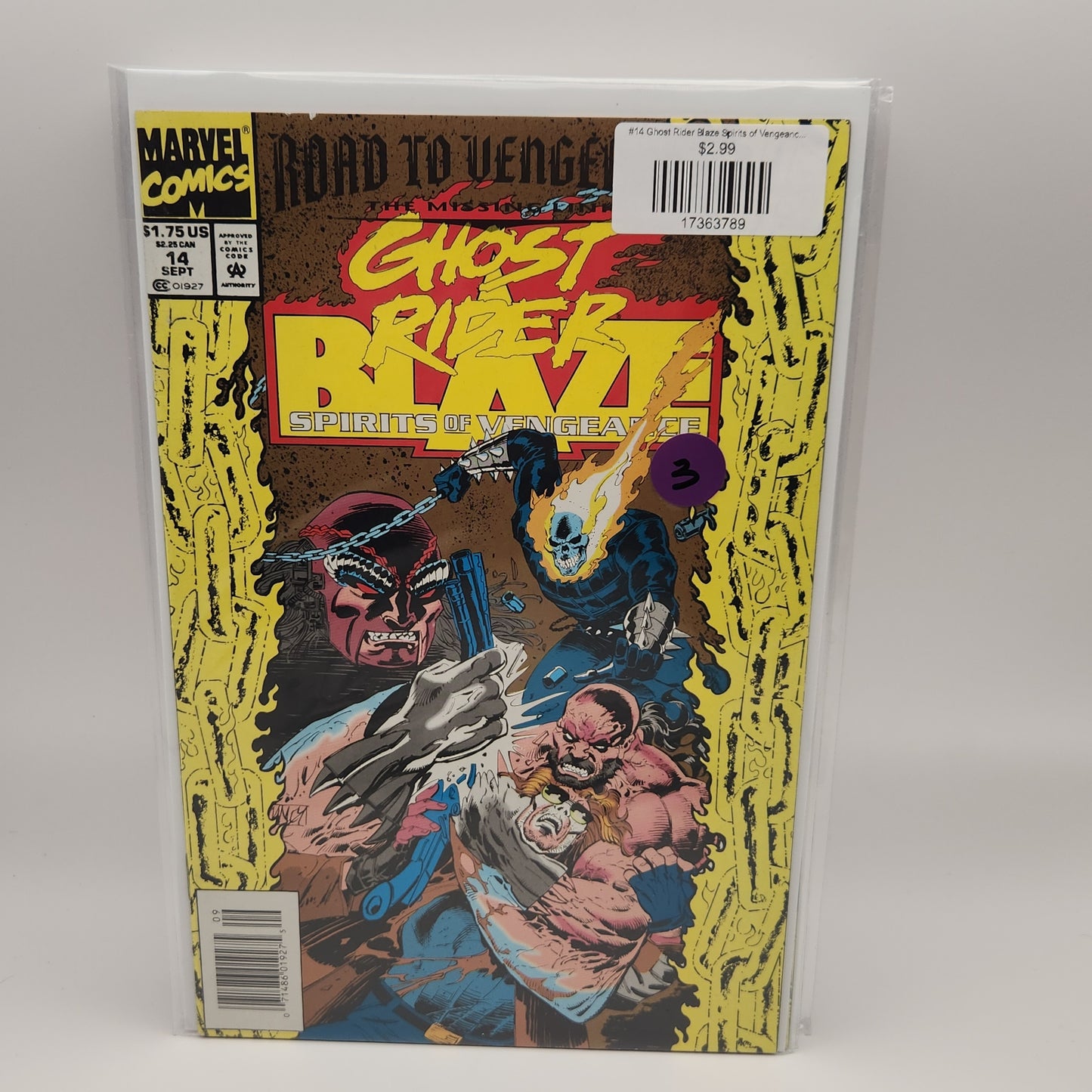 #14 Ghost Rider Blaze Spirits of Vengeance (1992 Marvel)