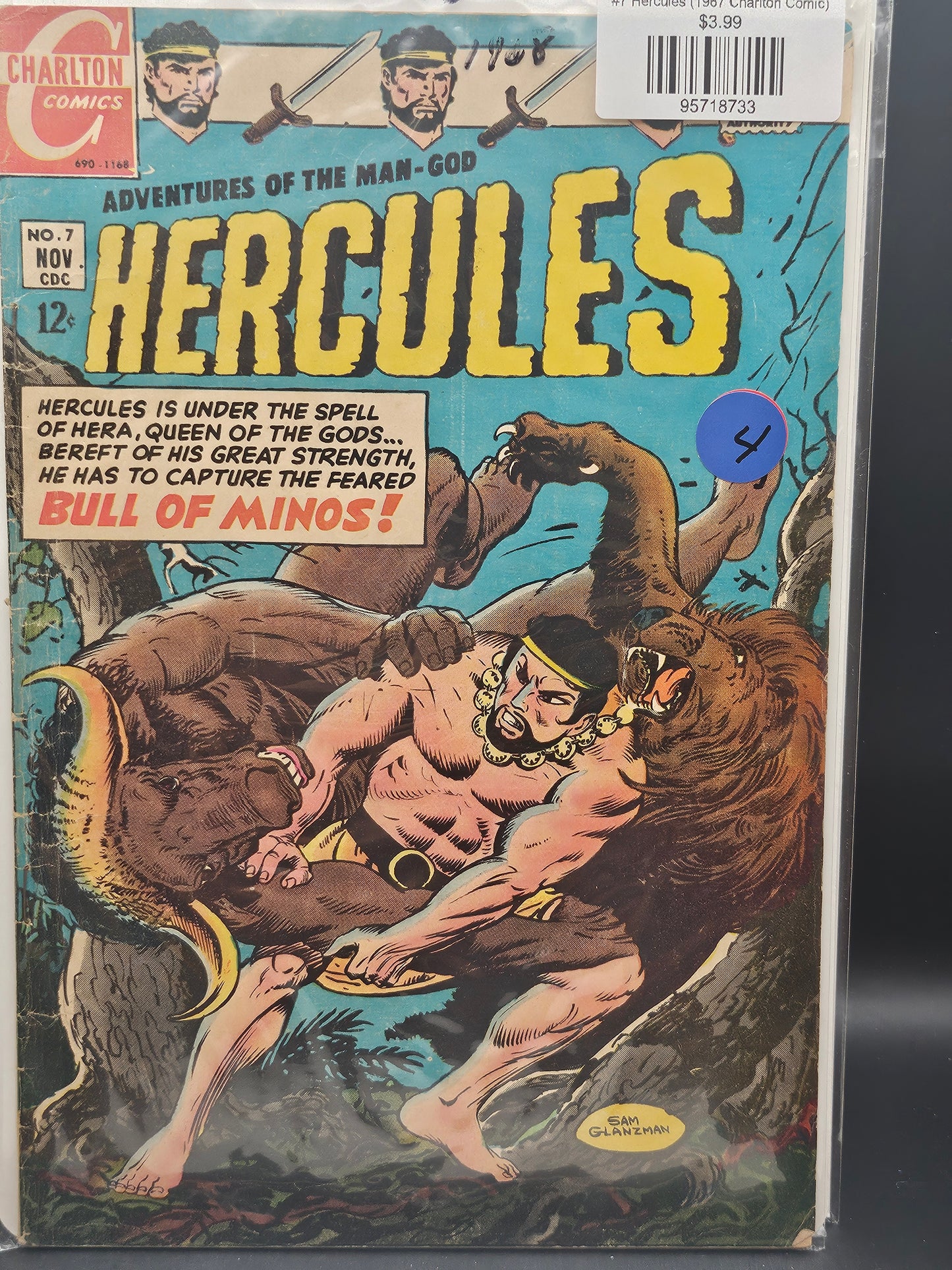#7 Hercules (1967 Charlton Comic)