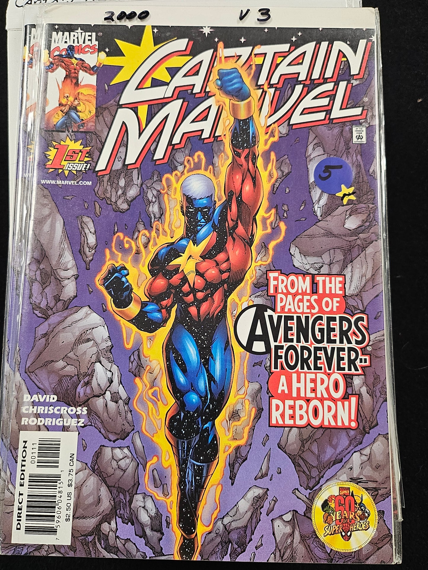 Captain Marvel – Marvel Comics – 1999–2002 – Volume 4 – #1 - Cover A