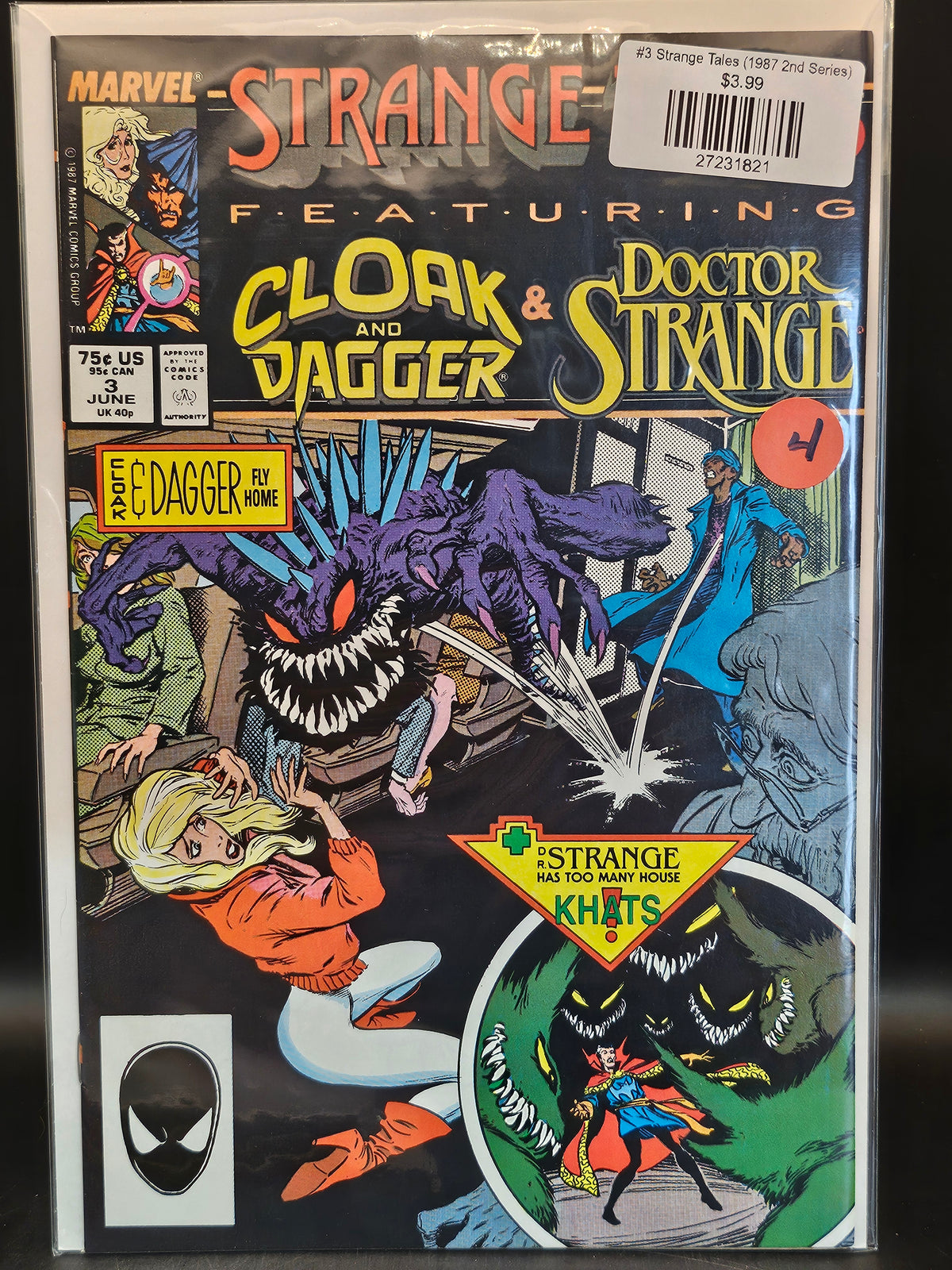 #3 Strange Tales (1987 2nd Series)