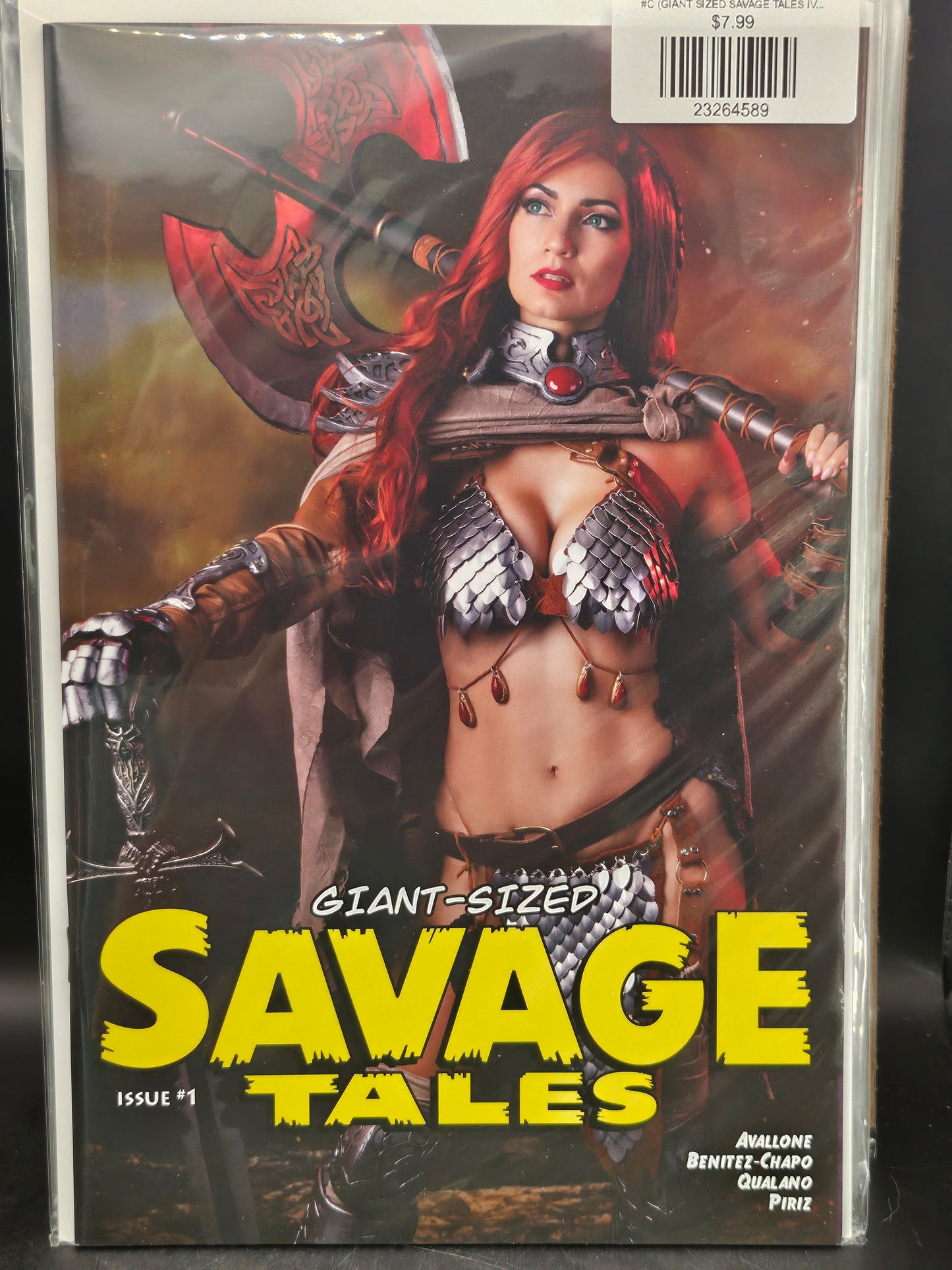 #C (GIANT SIZED SAVAGE TALES IVY COSPLAY RED SONJA) (ONE SHOT) GIANT SIZED SAVAGE TALES (ONE SHOT) CVR C IVY COSPLAY RED SONJA VAR (VAR)