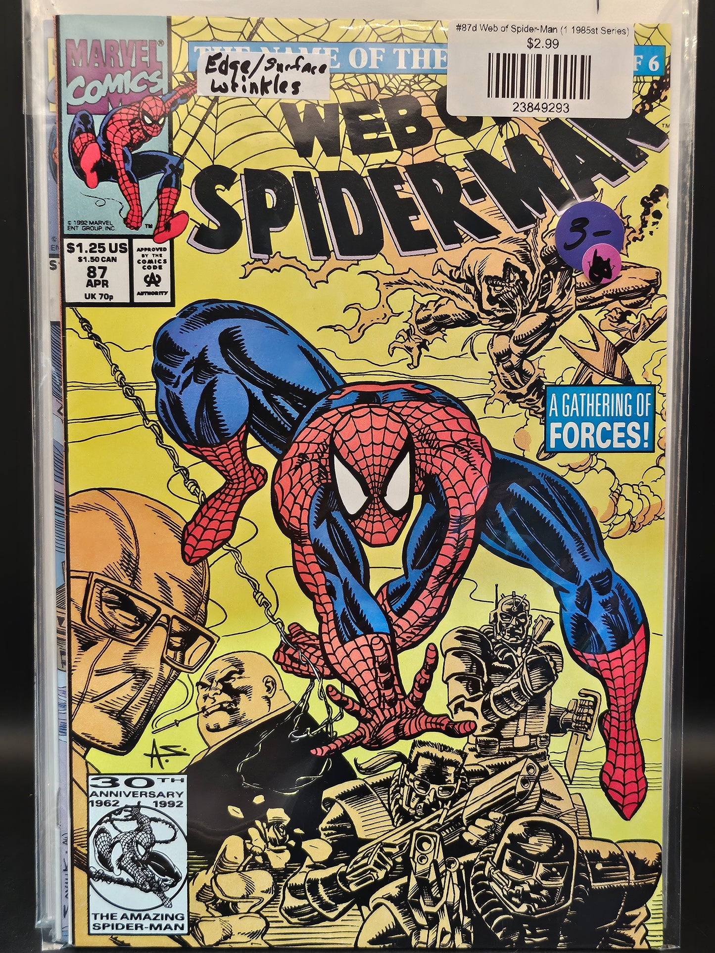 #87d Web of Spider-Man (1985 1st Series)