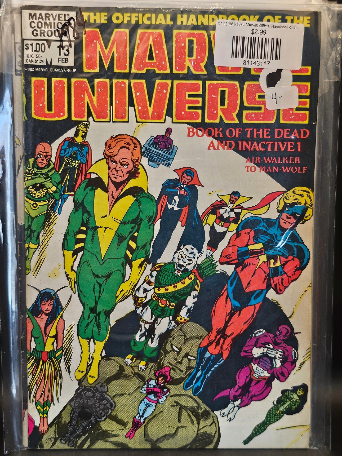 #13 (1983-1984 Marvel) Official Handbook of the Marvel Universe