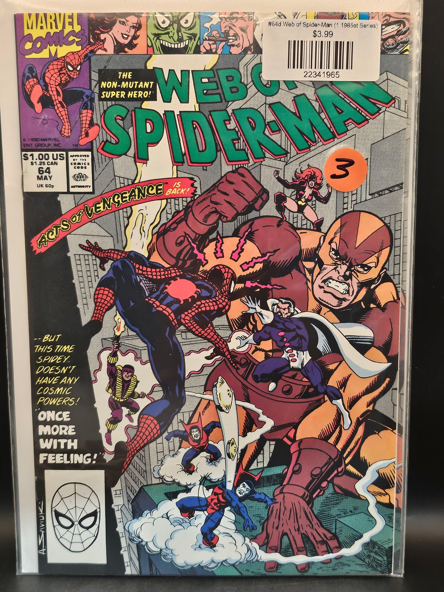 #64d Web of Spider-Man (1985 1st Series)