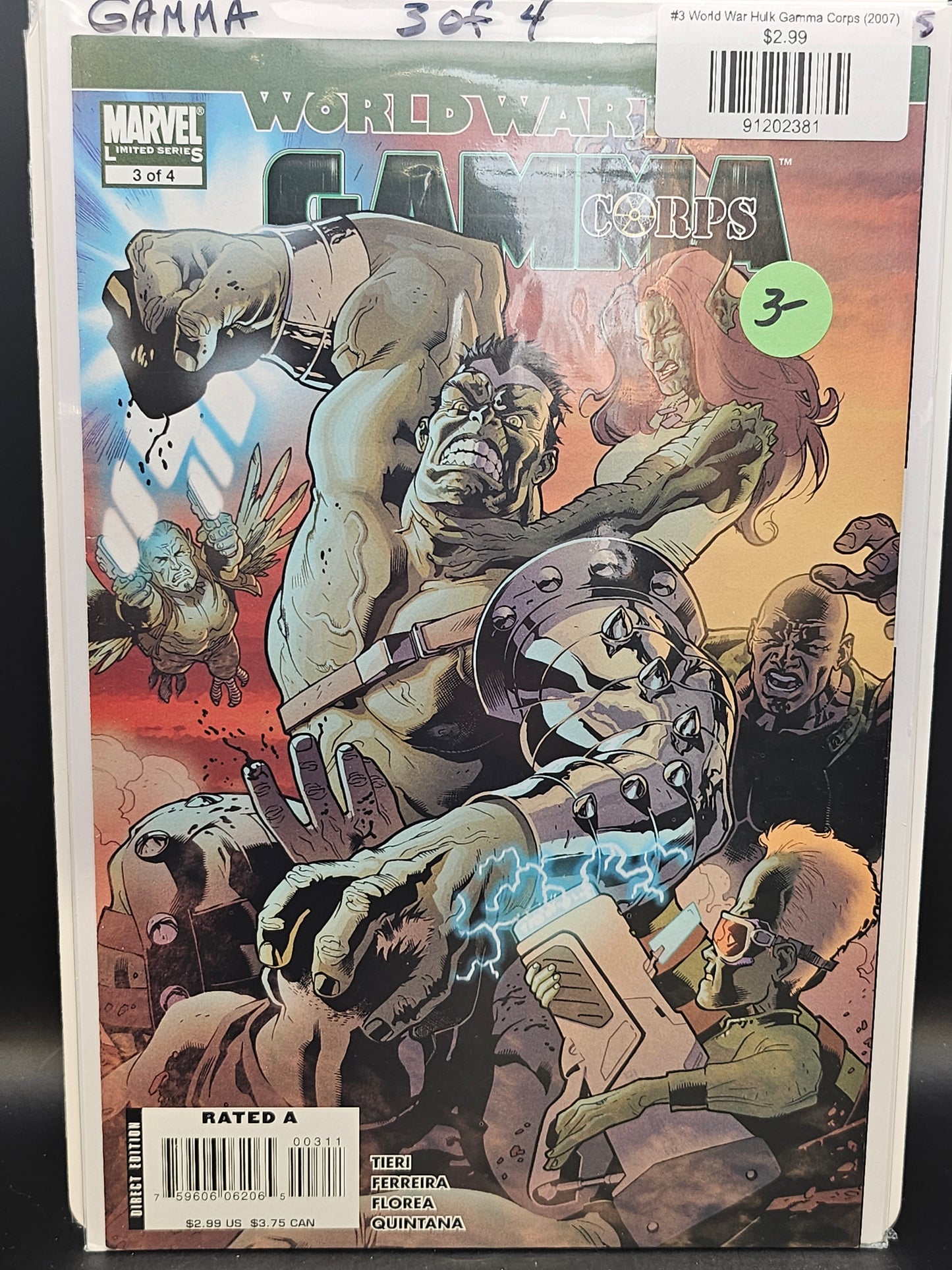 #3 World War Hulk Gamma Corps (2007)