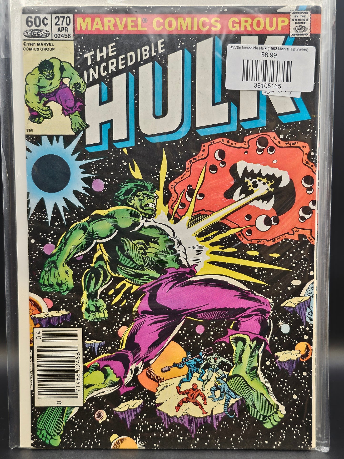 #270n Incredible Hulk (1962 Marvel 1st Series)
