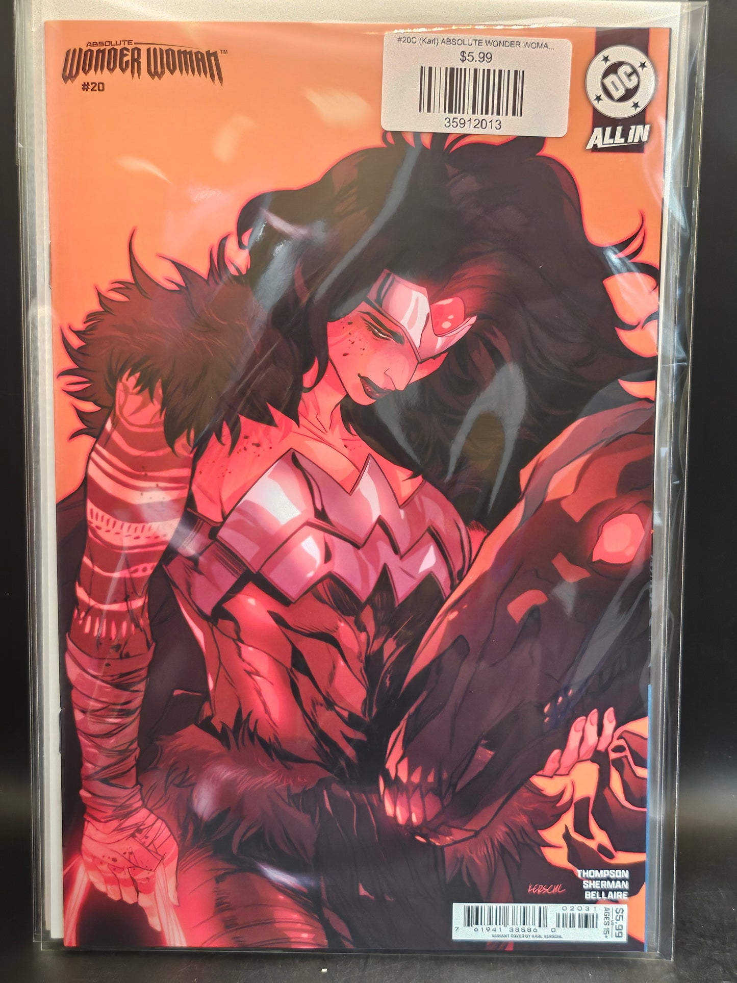 #20C (Karl) ABSOLUTE WONDER WOMAN (KARL KERSCHL CARD STOCK VAR)