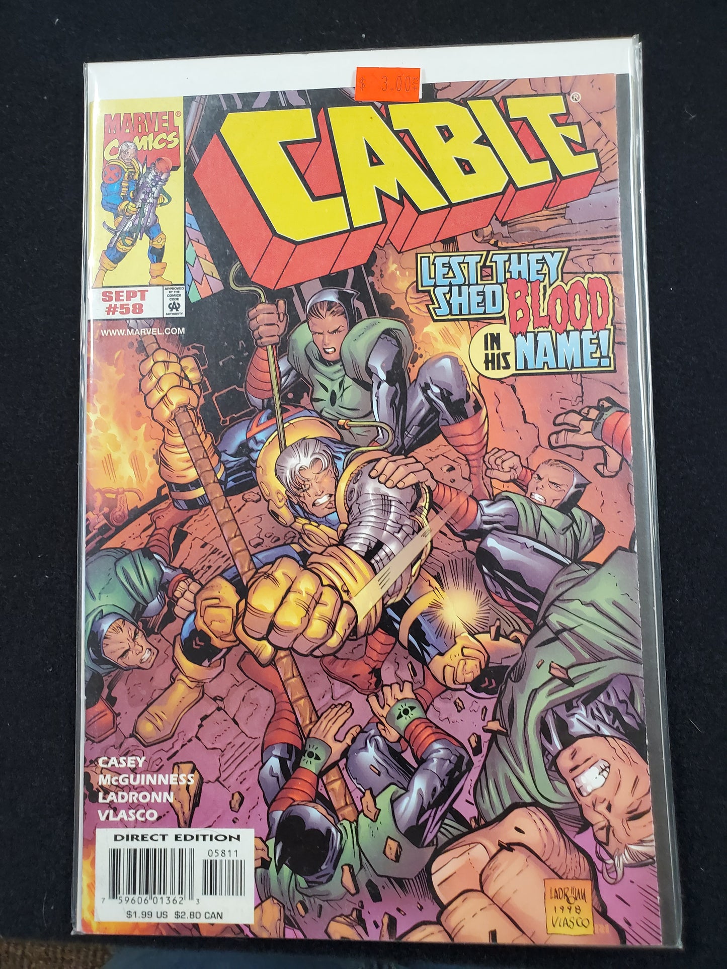 Cable – Marvel Comics – 1993–2002 – Volume 1 – #58