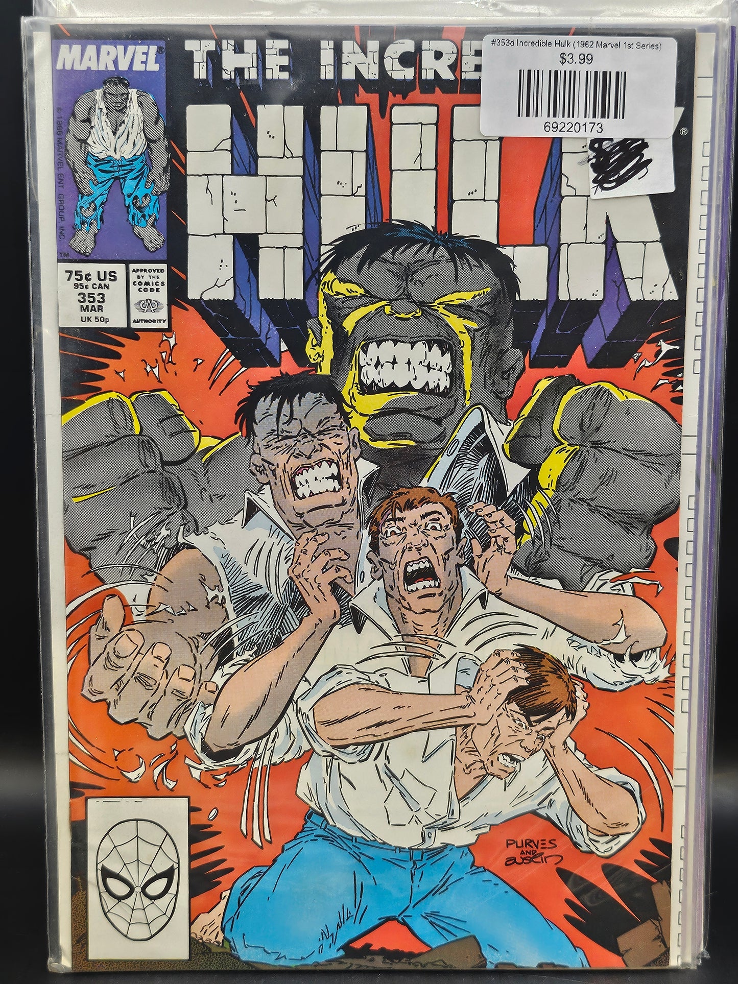 #353d Incredible Hulk (1962 Marvel 1st Series)