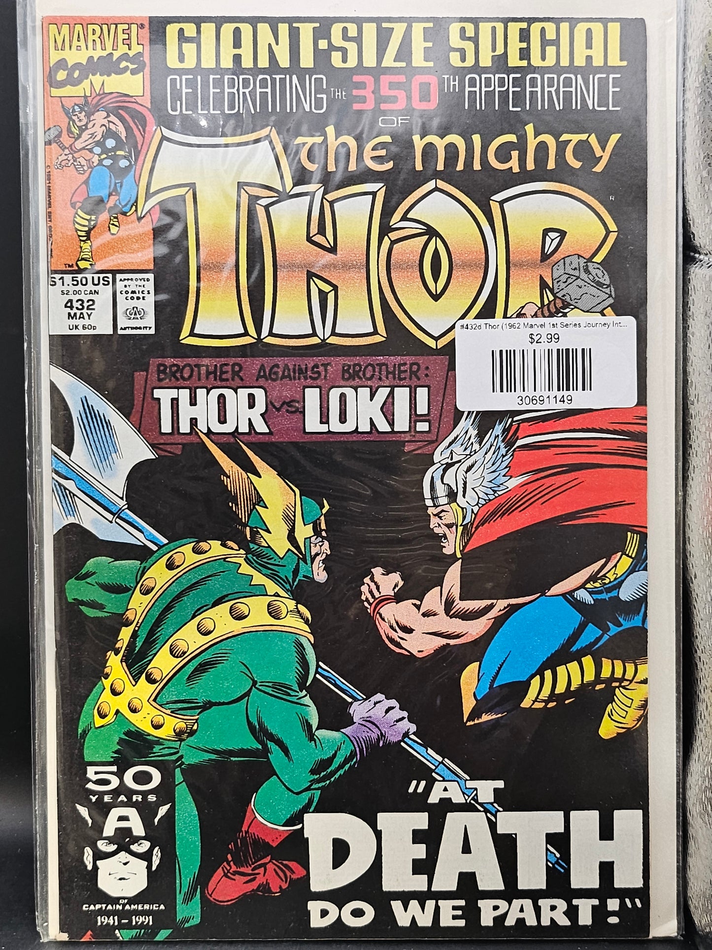 #432d Thor (1962 Marvel 1st Series Journey Into Mystery)