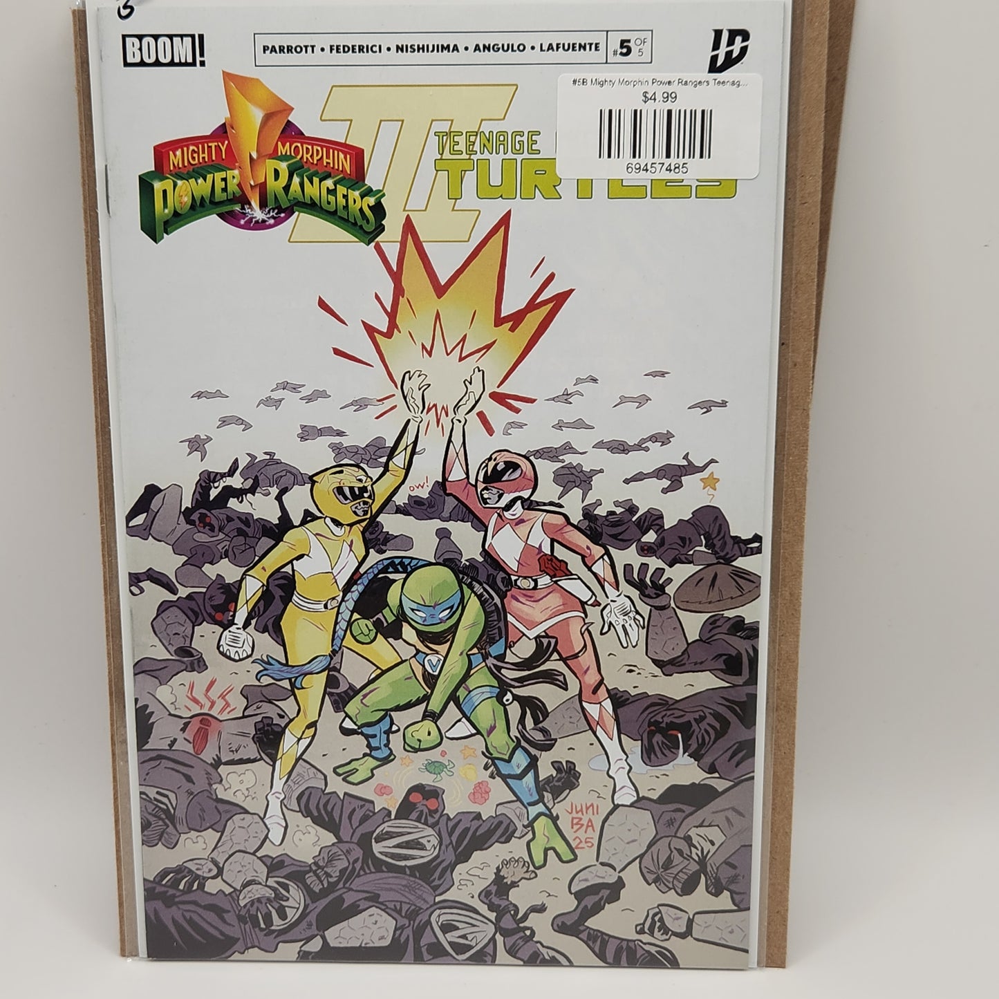 #5B Mighty Morphin Power Rangers Teenage Mutant Ninja Turtles III (2025 Boom)