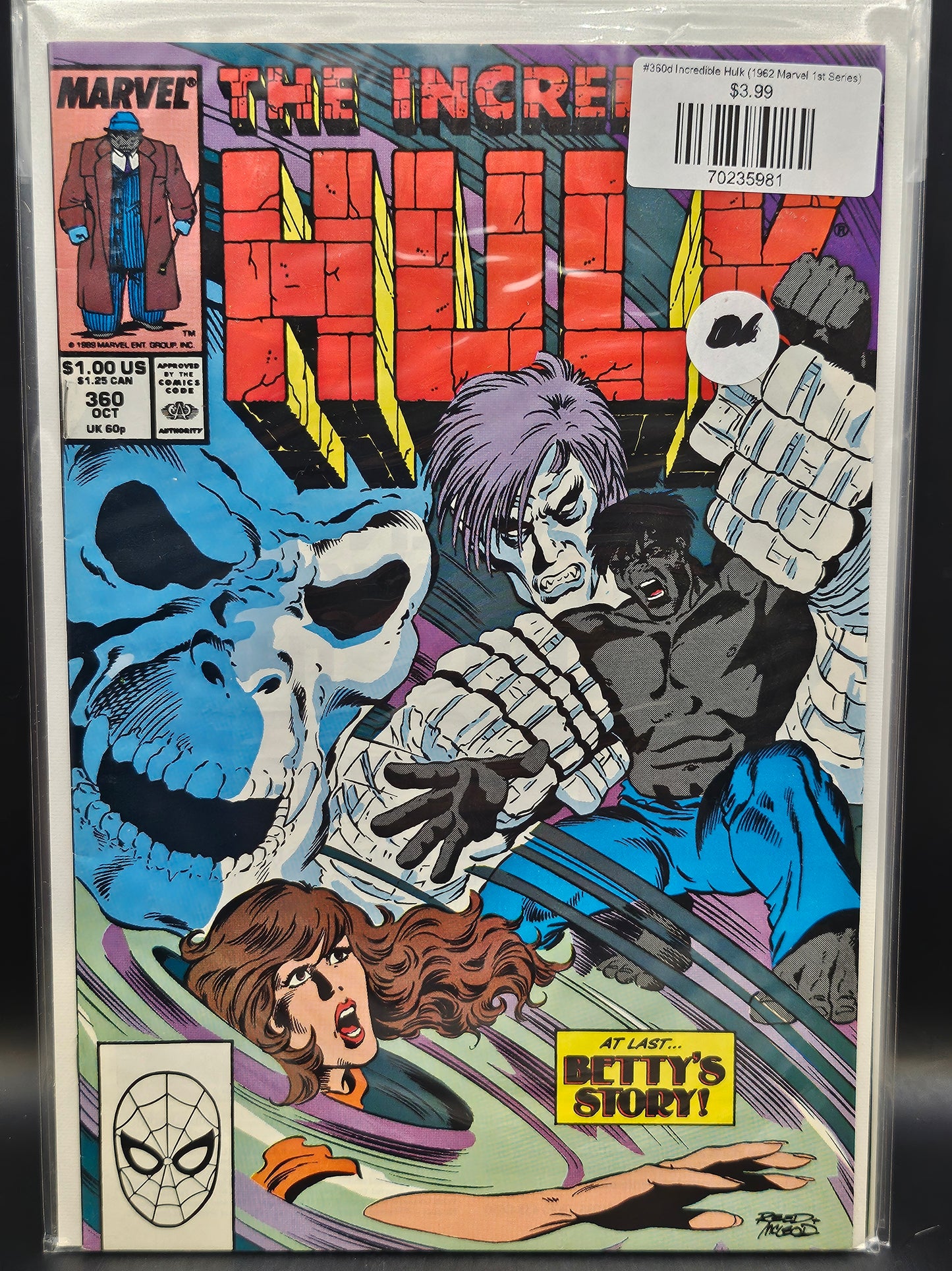 #360d Incredible Hulk (1962 Marvel 1st Series)