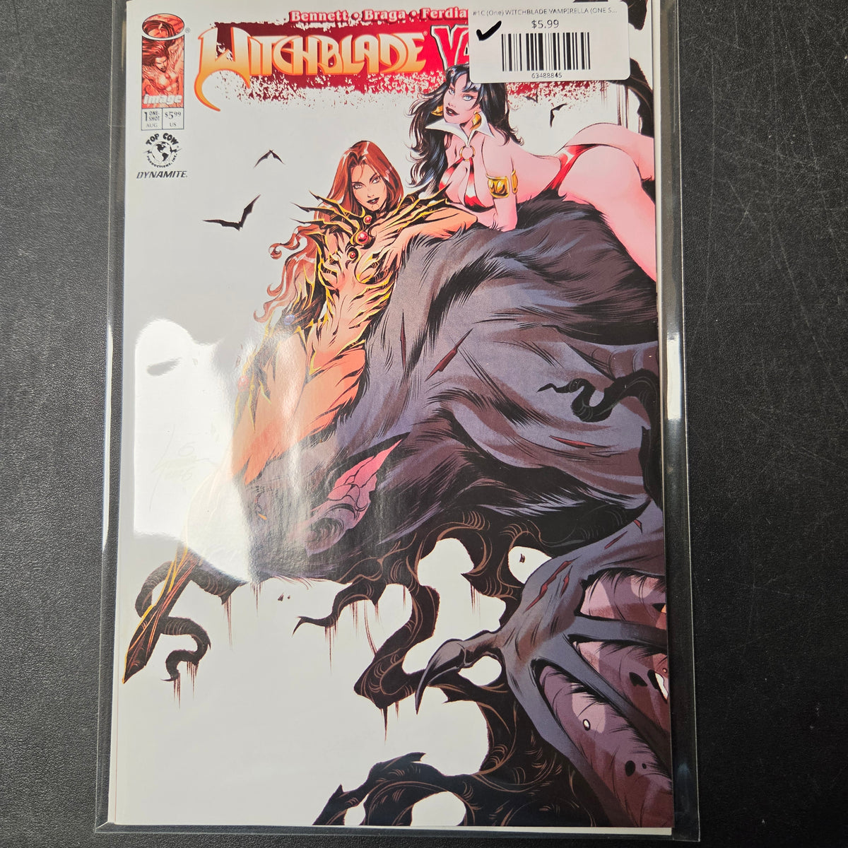 #1C (One) WITCHBLADE VAMPIRELLA (ONE SHOT SVETA SHUBINA VAR)