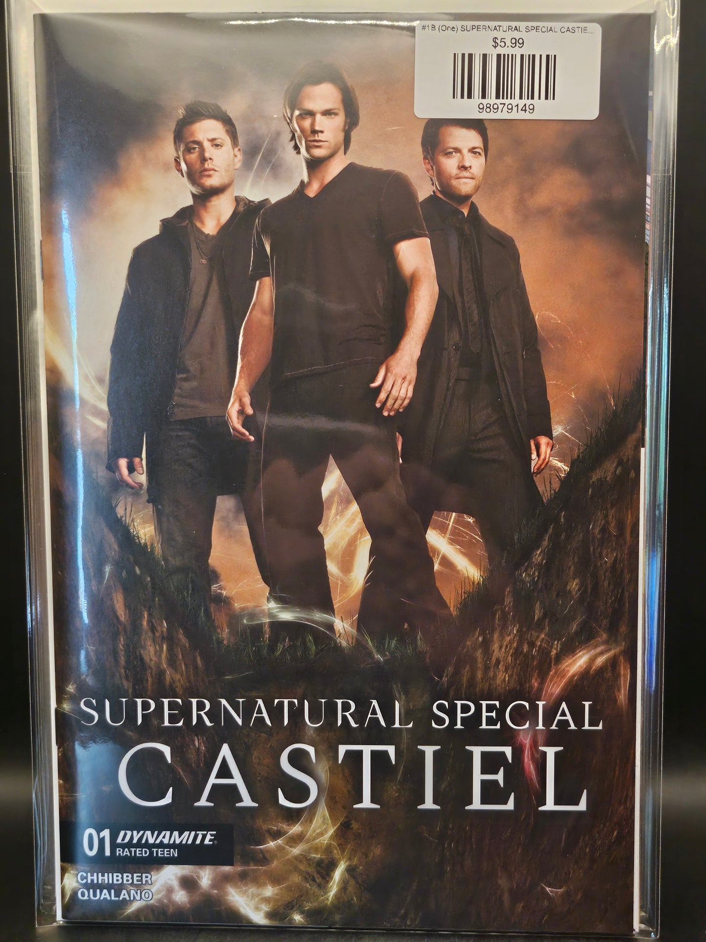 #1B (One) SUPERNATURAL SPECIAL CASTIEL (ONE SHOT PHOTO DEAN SAM CASTIEL VAR)