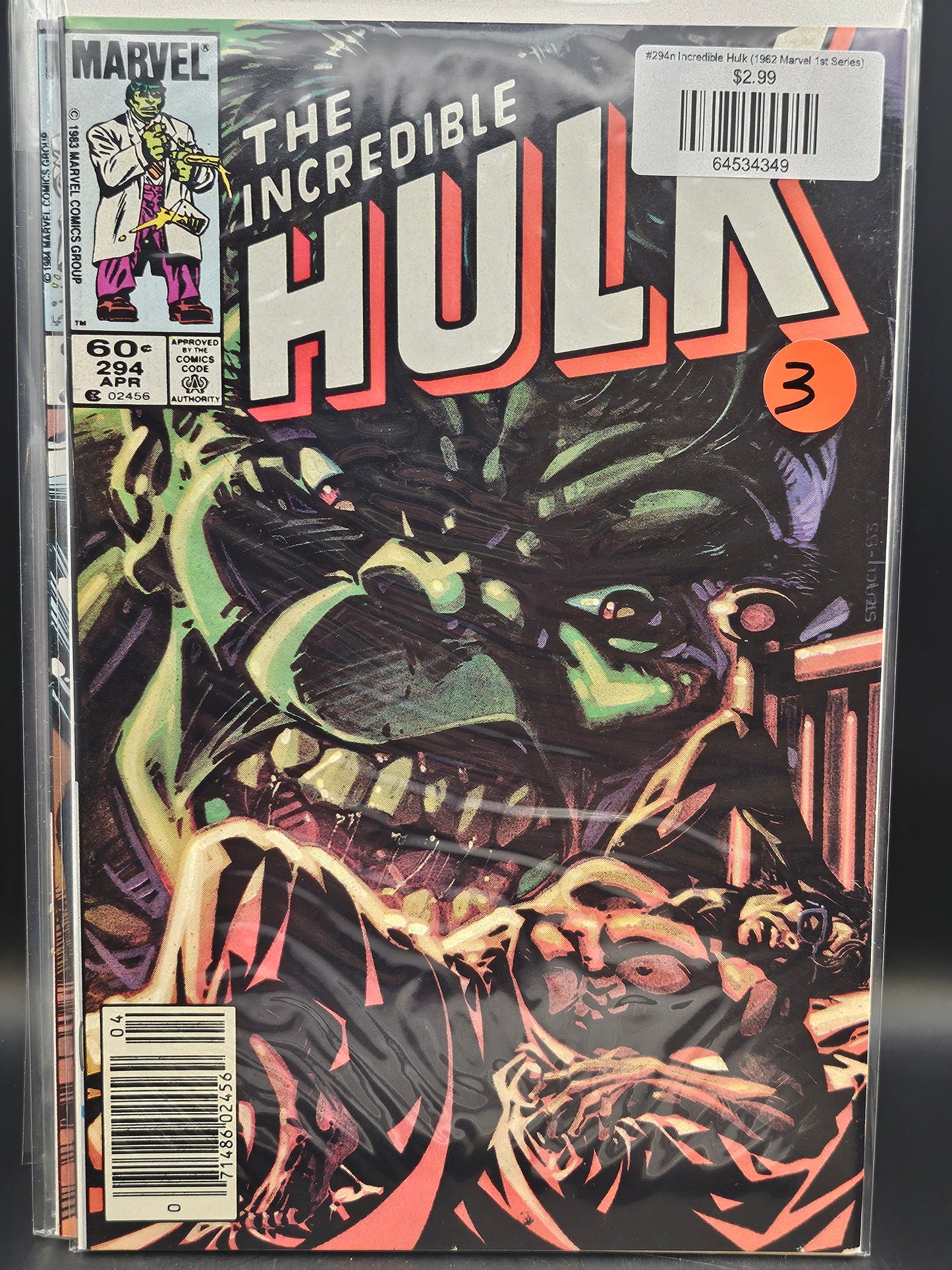 #294n Incredible Hulk (1962 Marvel 1st Series)