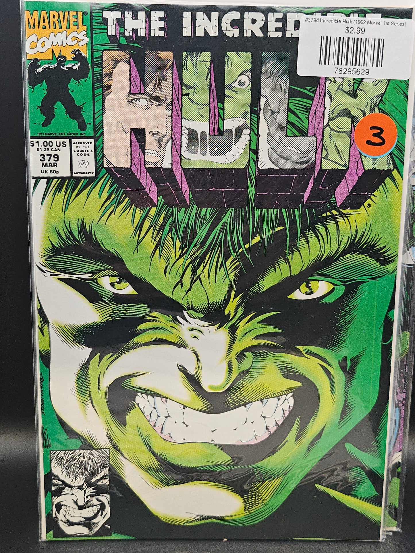 #379d Incredible Hulk (1962 Marvel 1st Series)