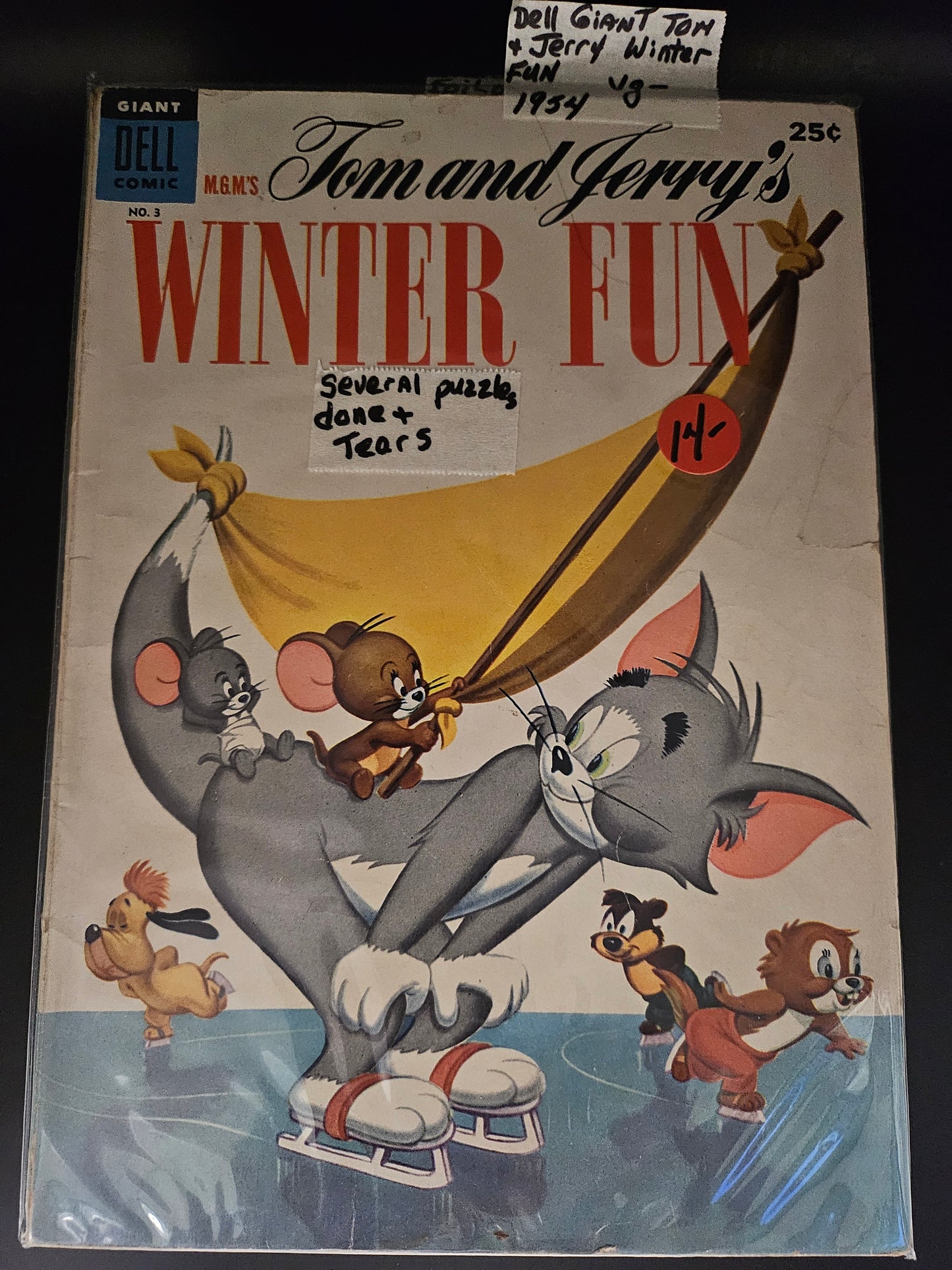 #3 - Dell Giant Tom and Jerry's Winter Fun (1954-1958 Dell)