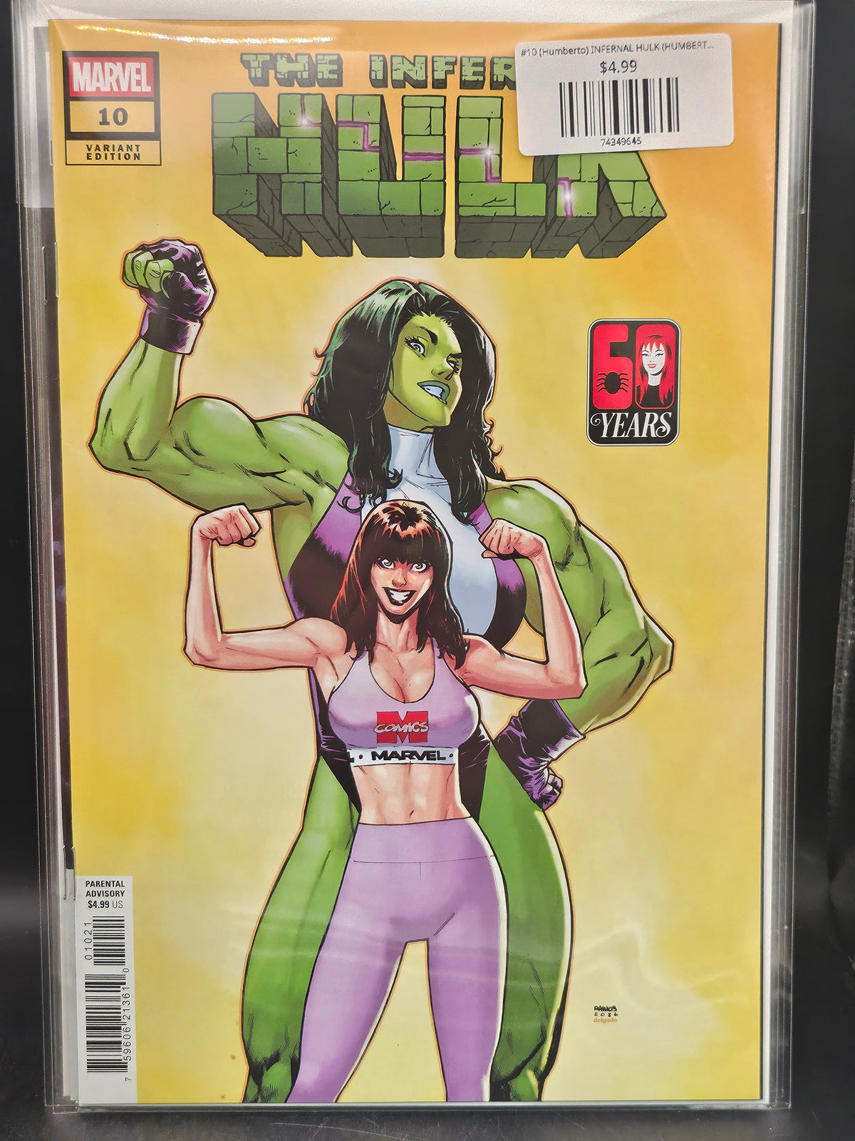 #10 (Humberto) INFERNAL HULK (HUMBERTO RAMOS MARY JANE WATSON VARIANT)
