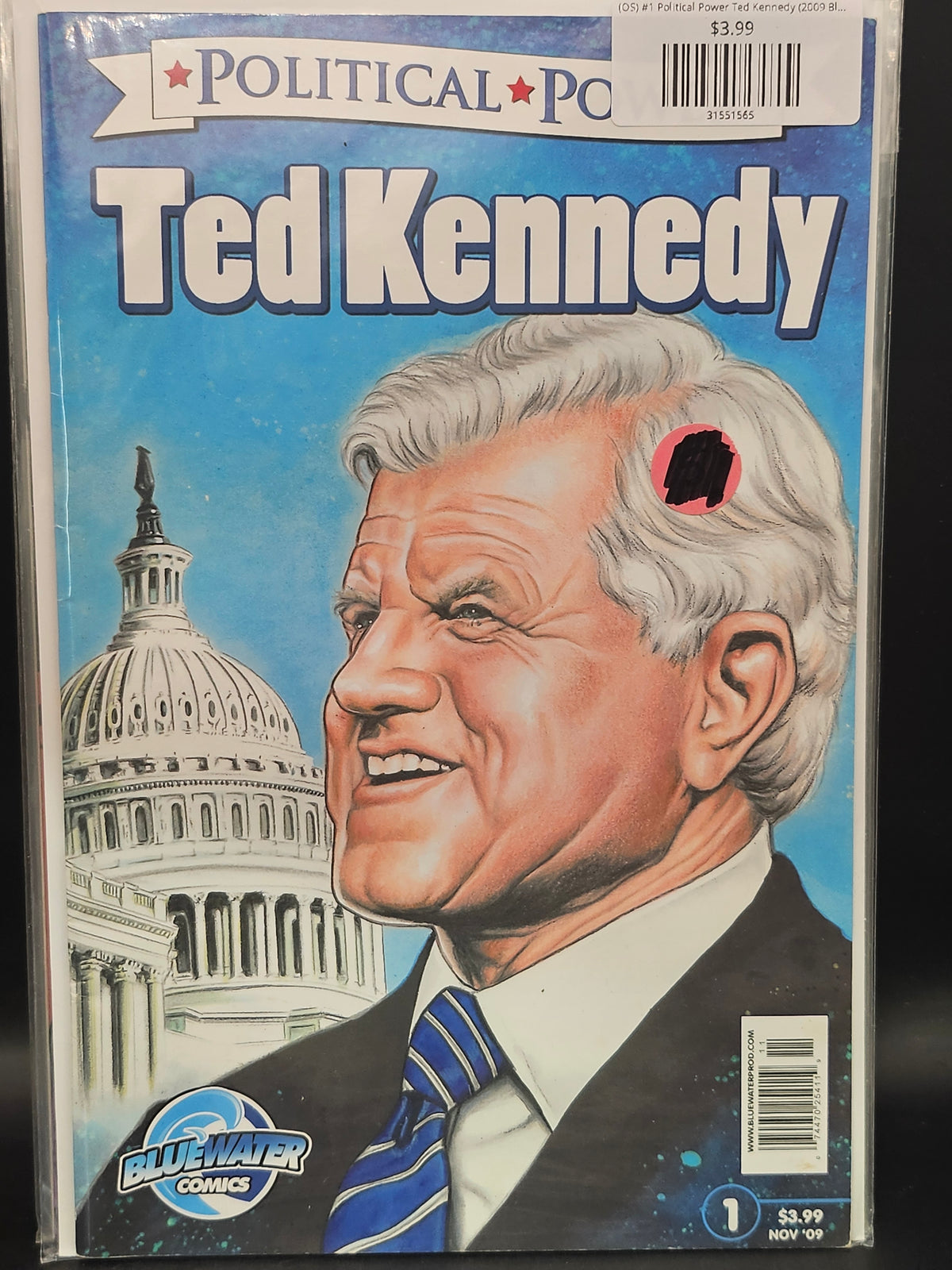 (OS) #1 Political Power Ted Kennedy (2009 Bluewater)