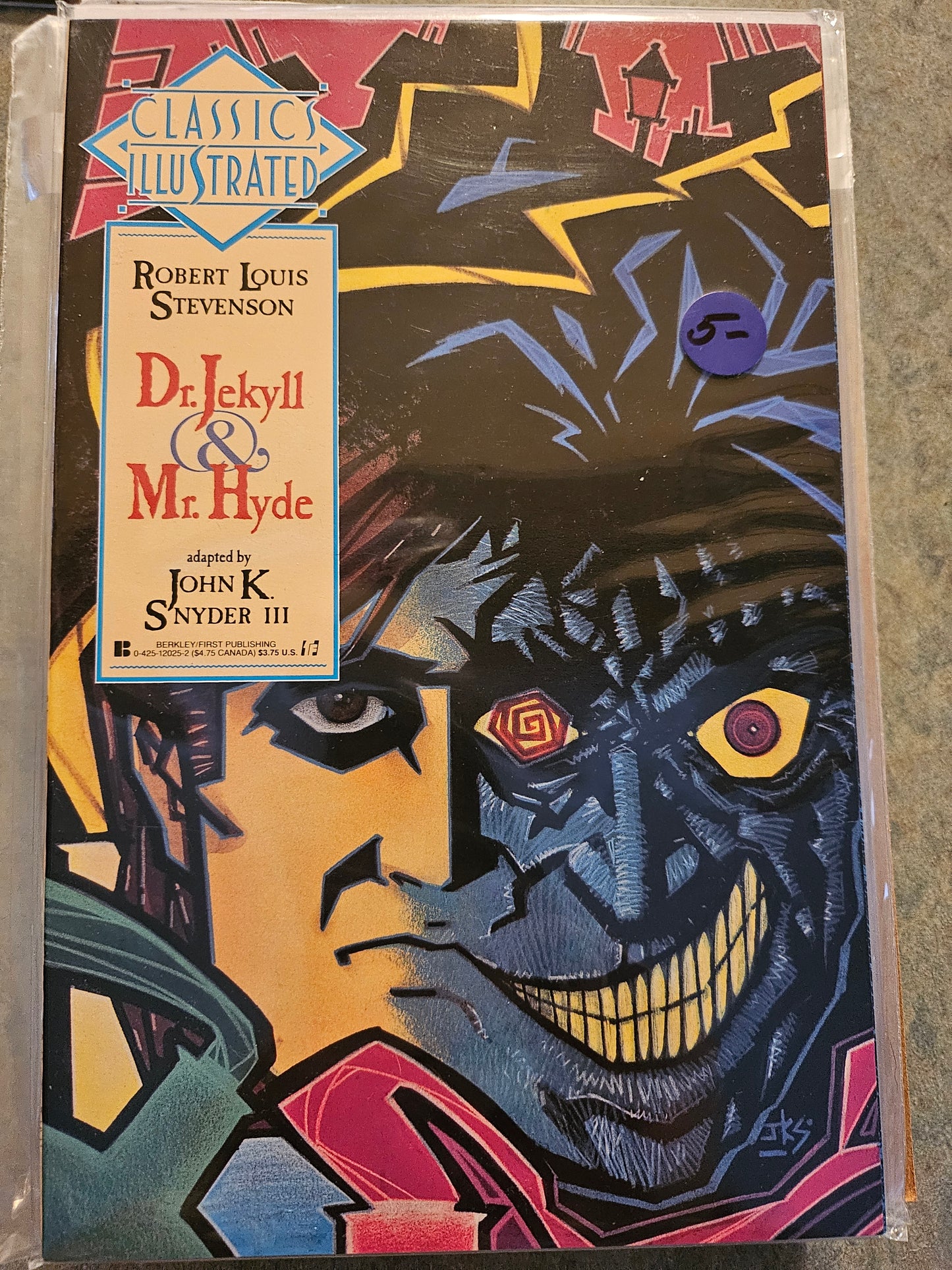 102.100 – Classic Illustrated - #Dr Jekyll and Mr Hyde -1990+