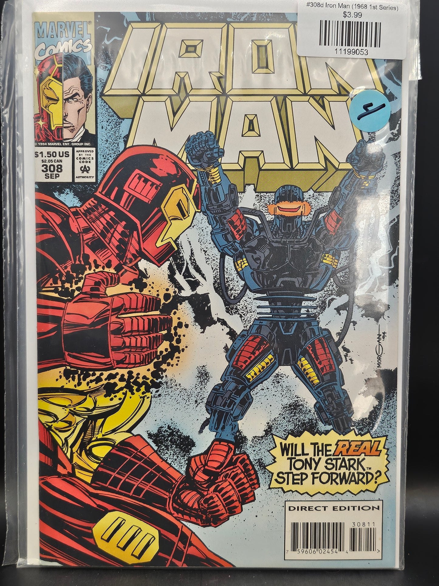 #308d Iron Man (1968 1st Series)