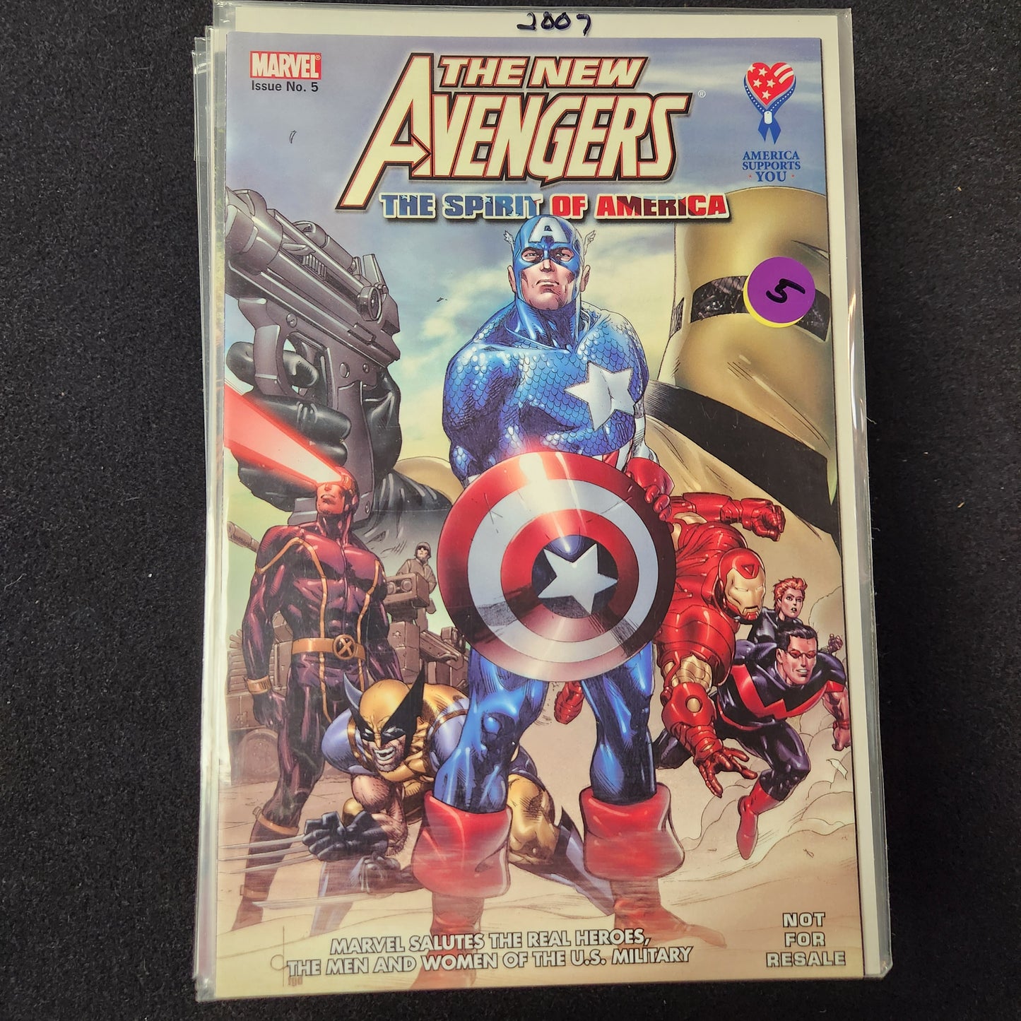 New Avengers #5 (2005-10) orange $3