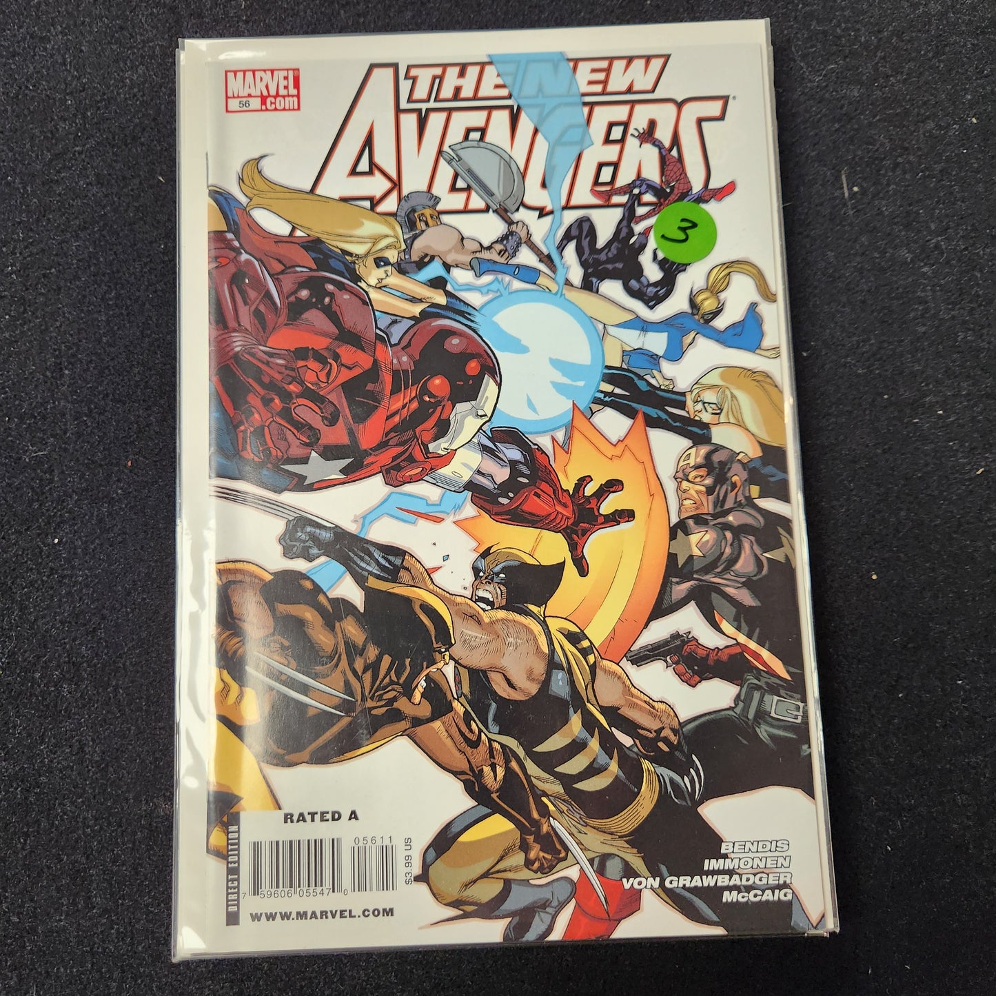New Avengers #56 (2005-10) green $3
