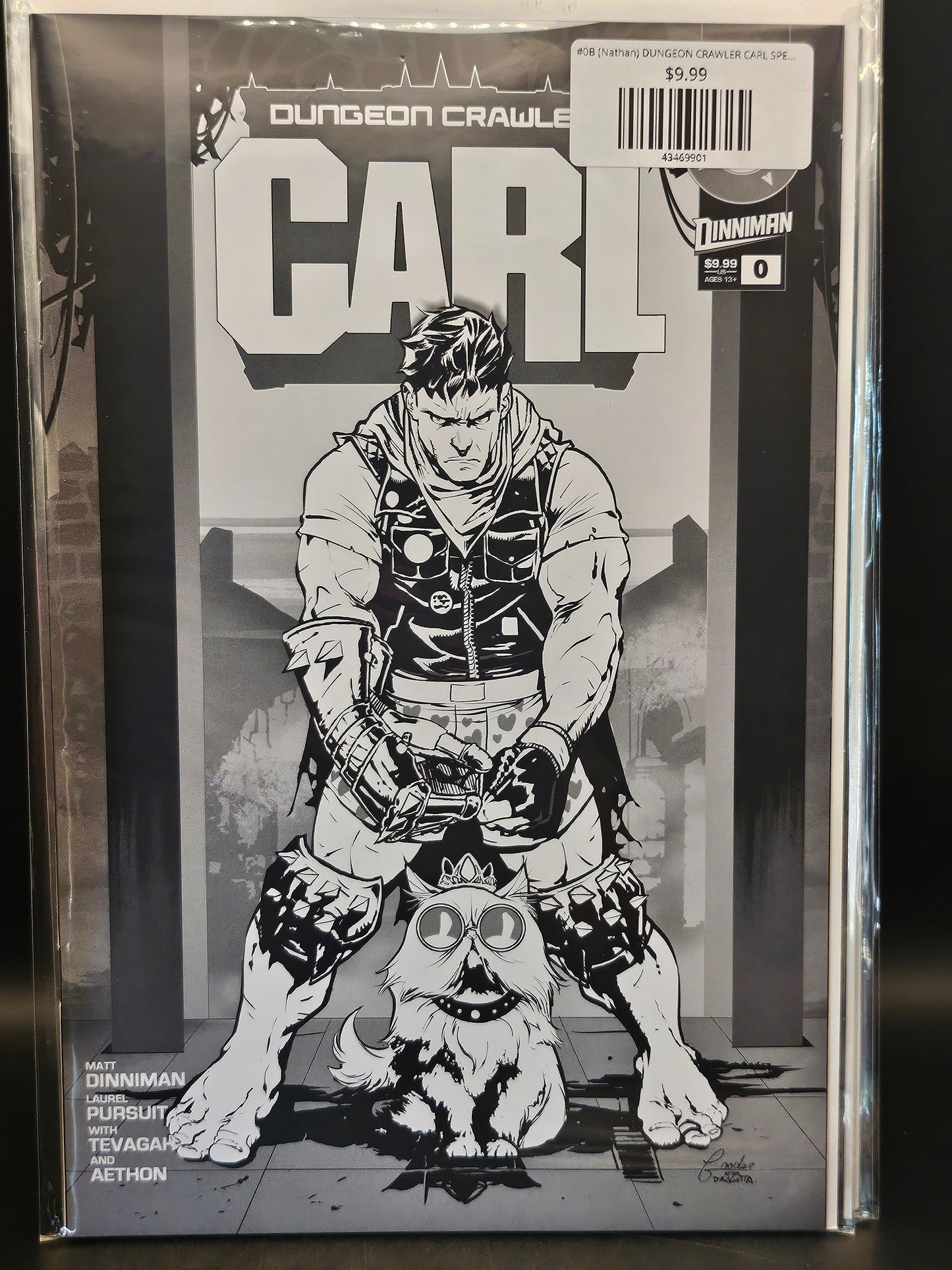 #0B (Nathan) DUNGEON CRAWLER CARL SPECIAL EDITION (NATHAN GOODEN ABSOLUTE BATMAN HOMAGE B&W VAR)