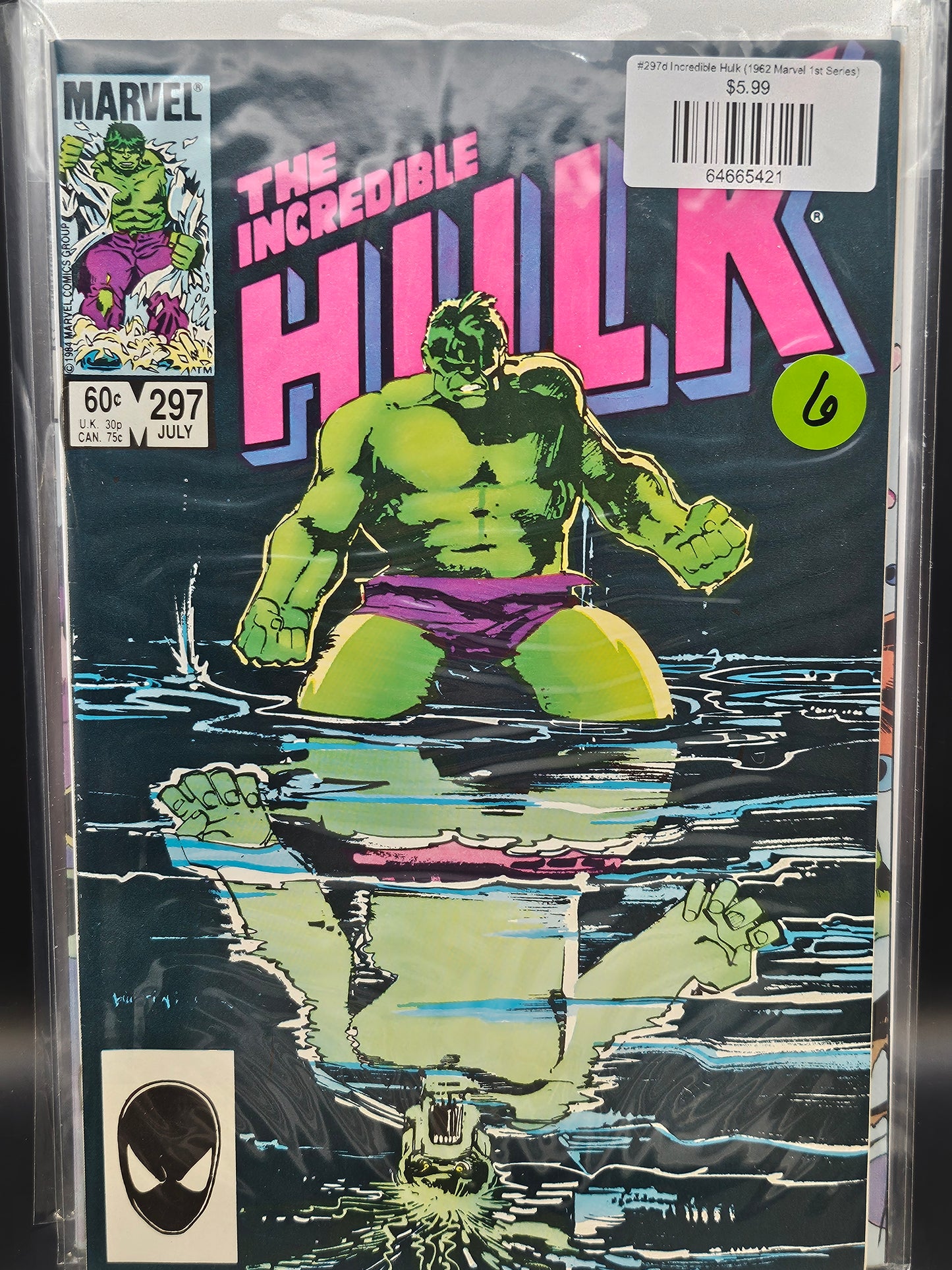 #297d Incredible Hulk (1962 Marvel 1st Series)