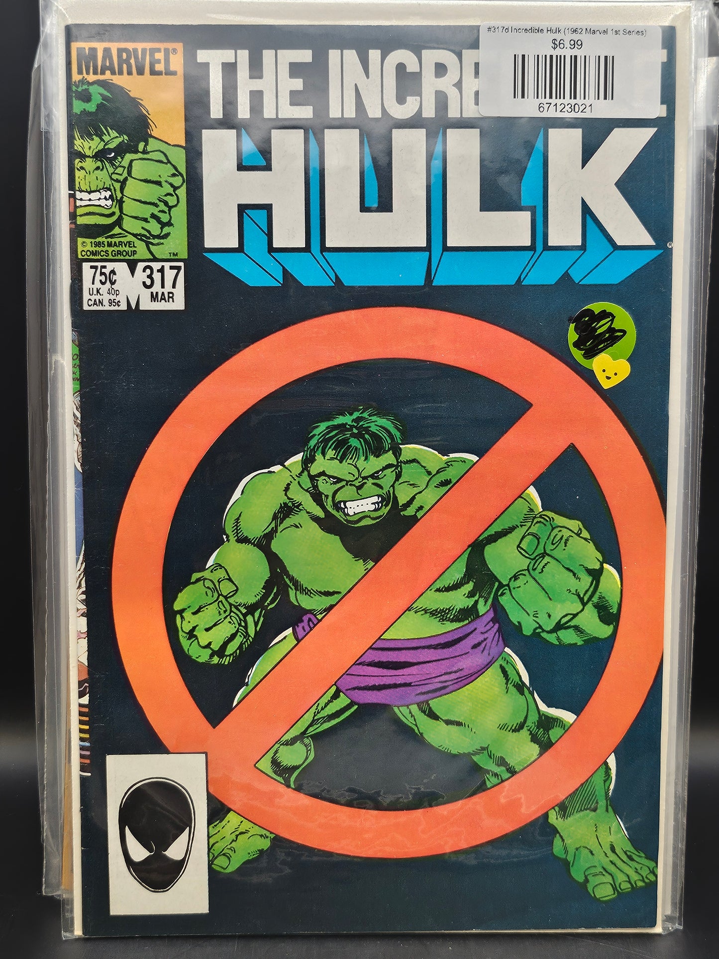 #317d Incredible Hulk (1962 Marvel 1st Series)